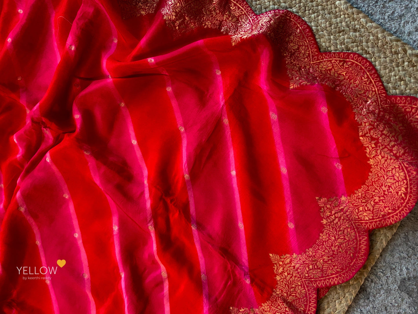 SCALLOP BANARASI SAREE