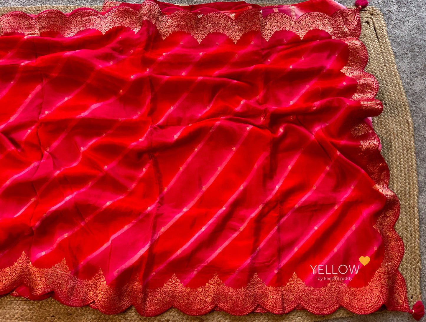 SCALLOP BANARASI SAREE