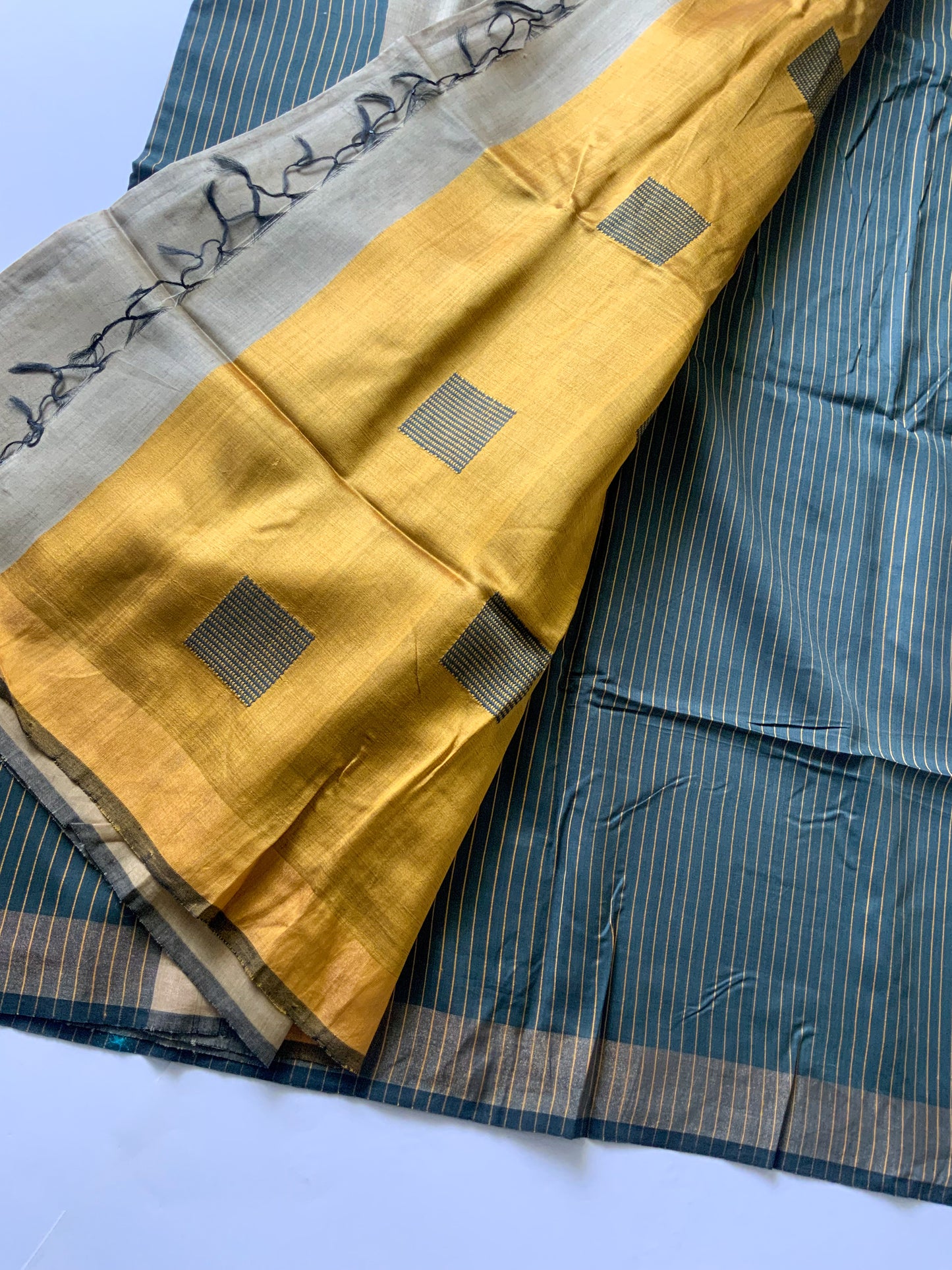 PURE TUSSAR SILK SAREE