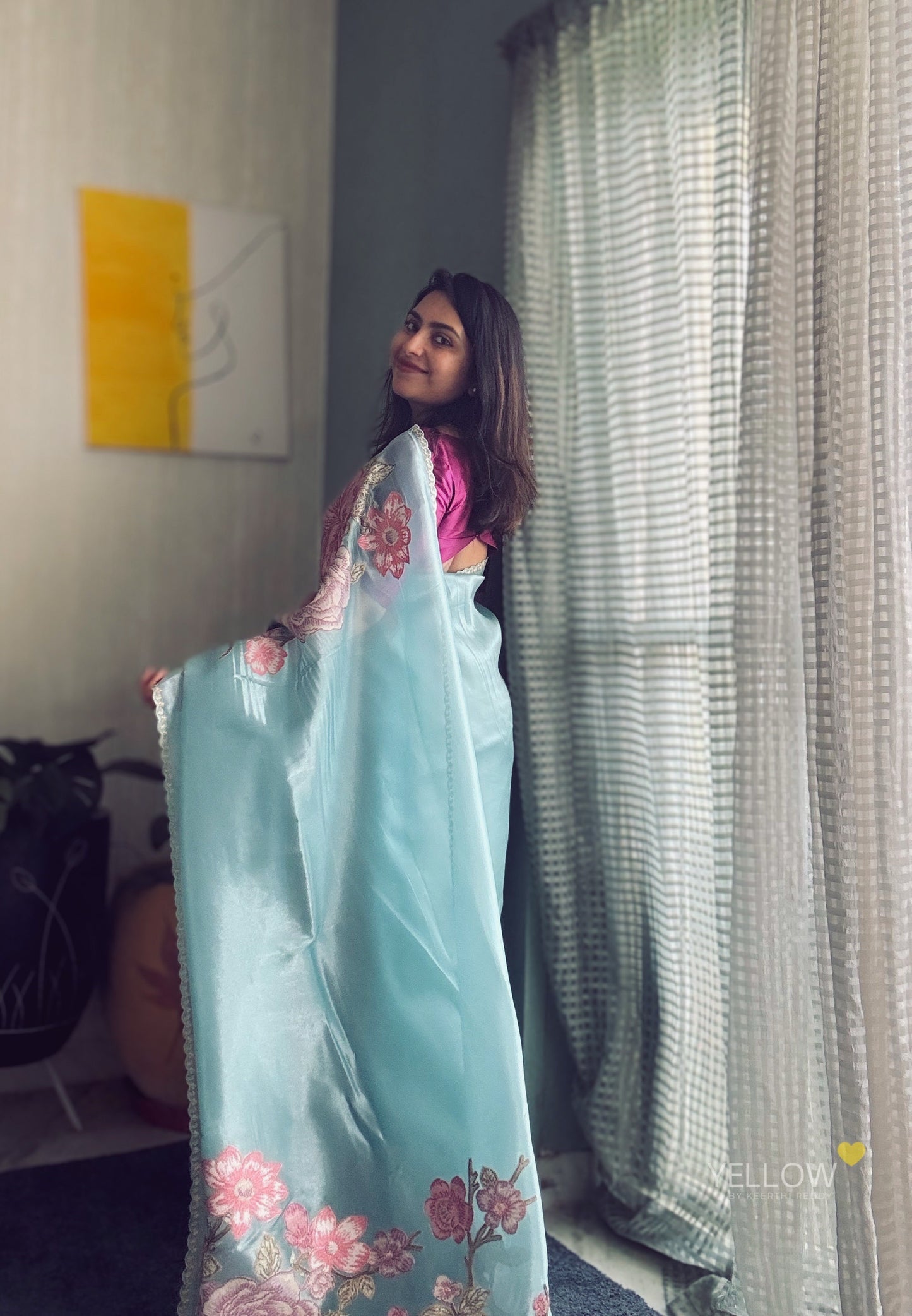 TISSUE ORGANZA SAREE