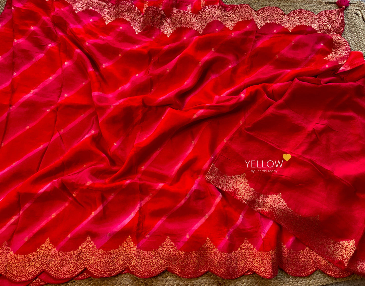 SCALLOP BANARASI SAREE