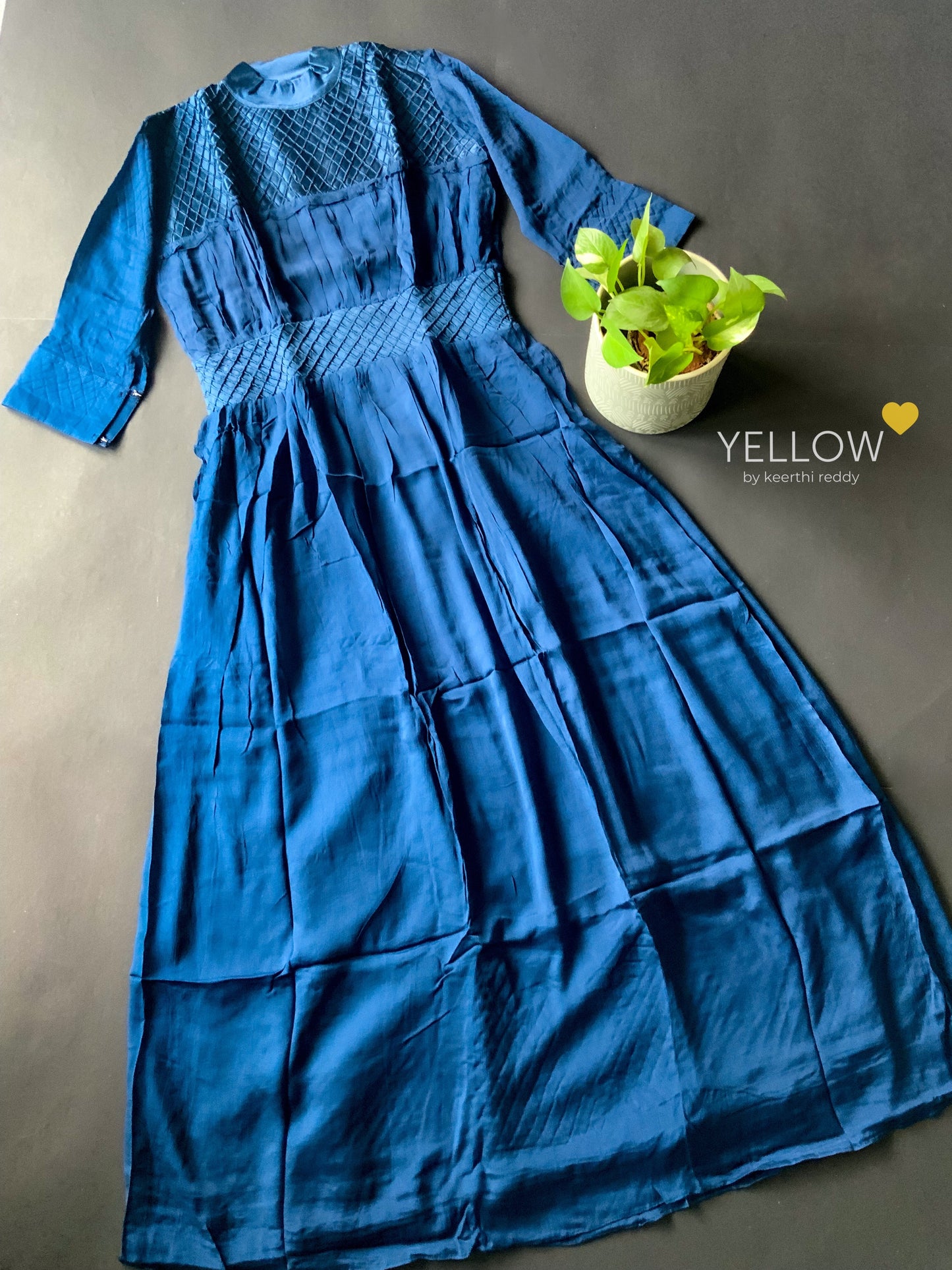 Long chiffon gown