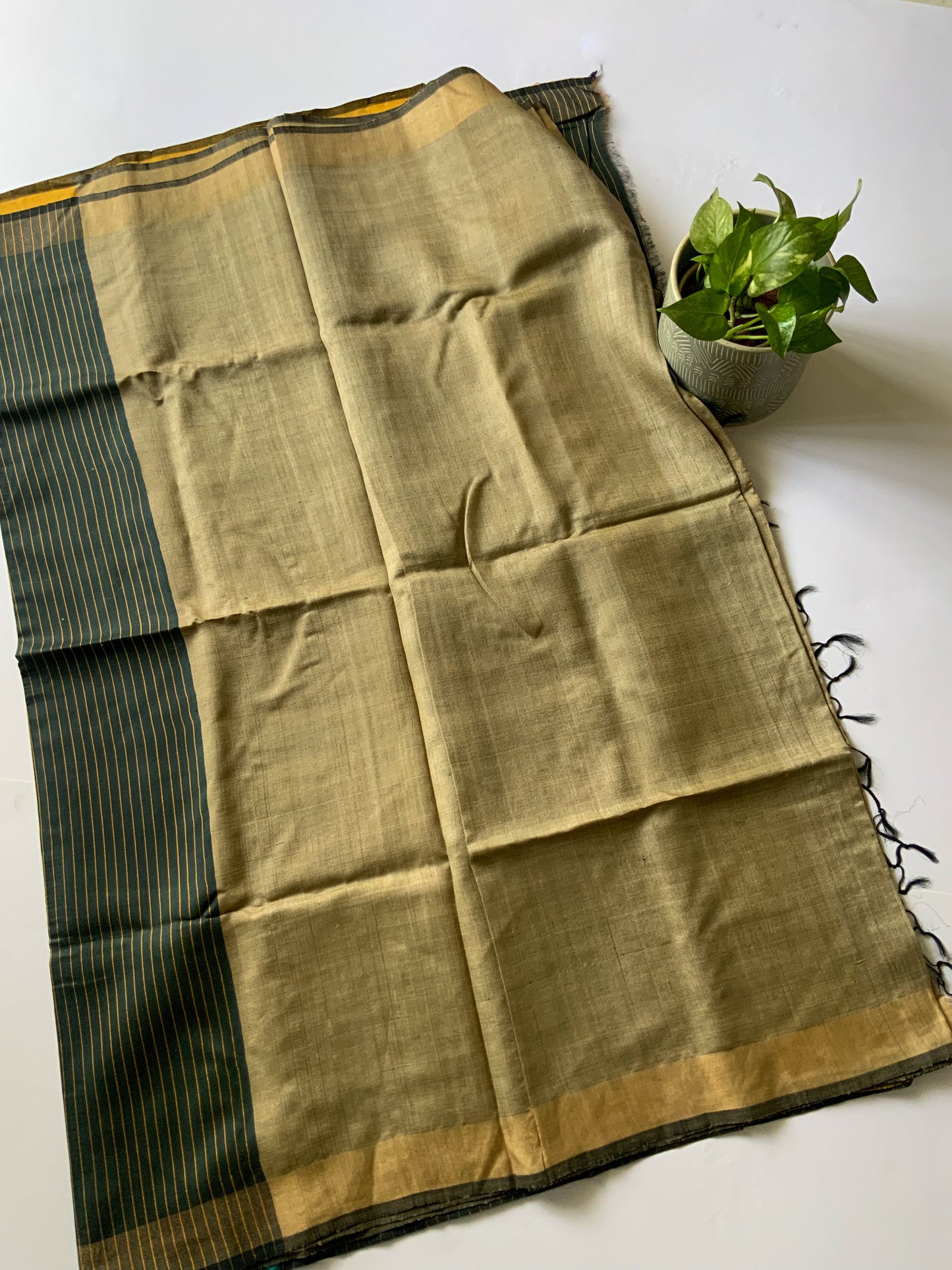PURE TUSSAR SILK SAREE