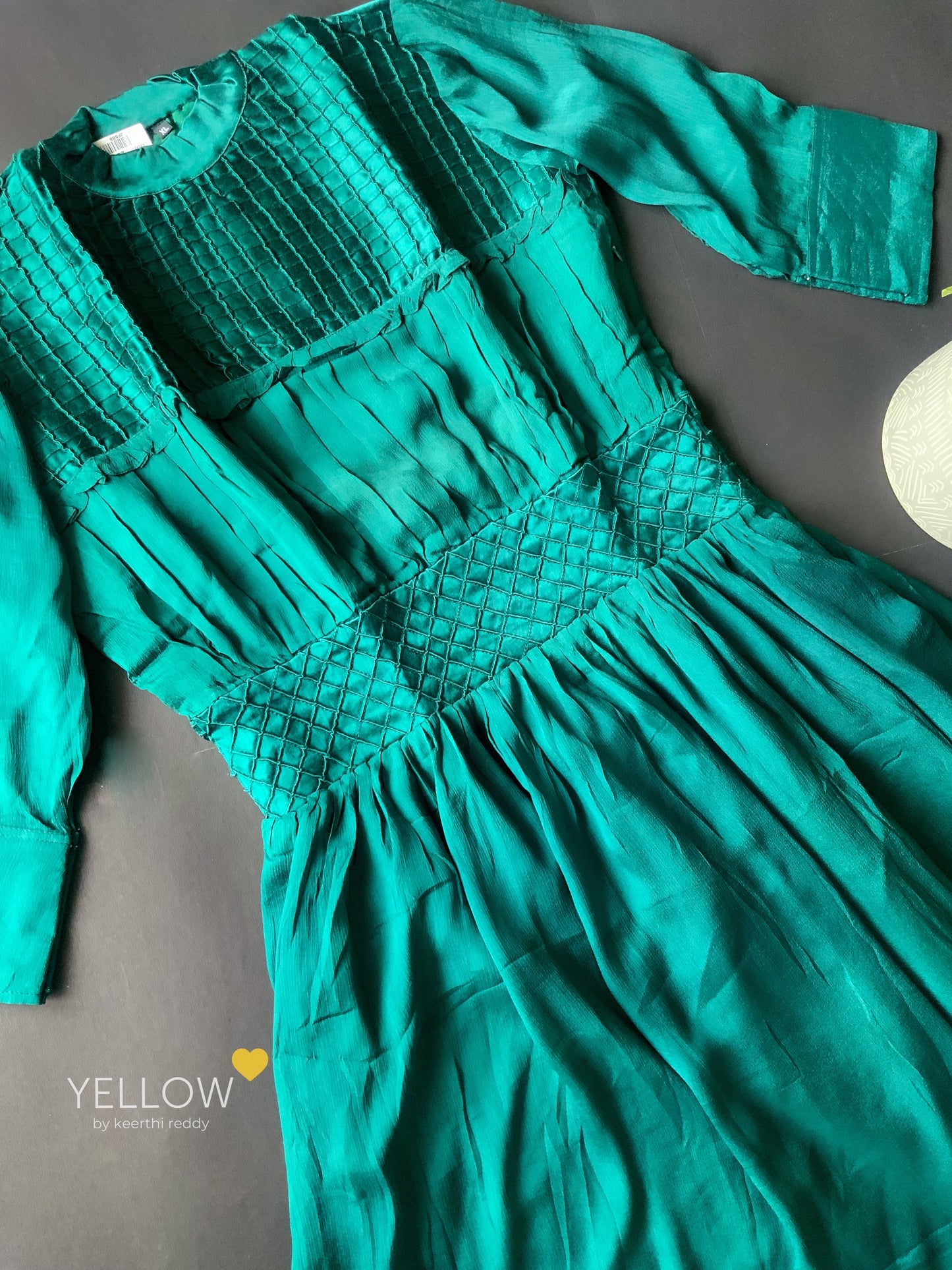 Long chiffon gown