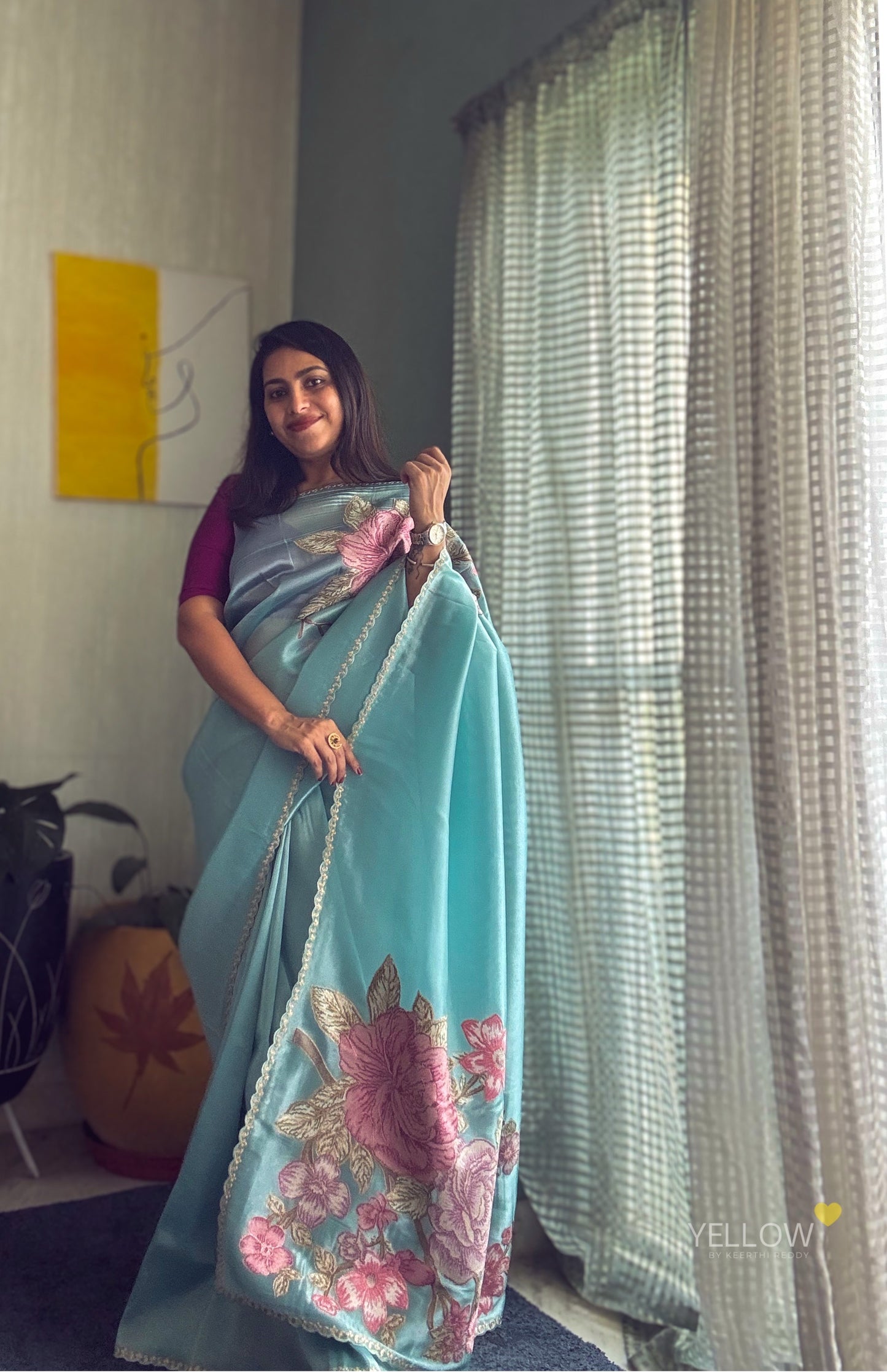 TISSUE ORGANZA SAREE