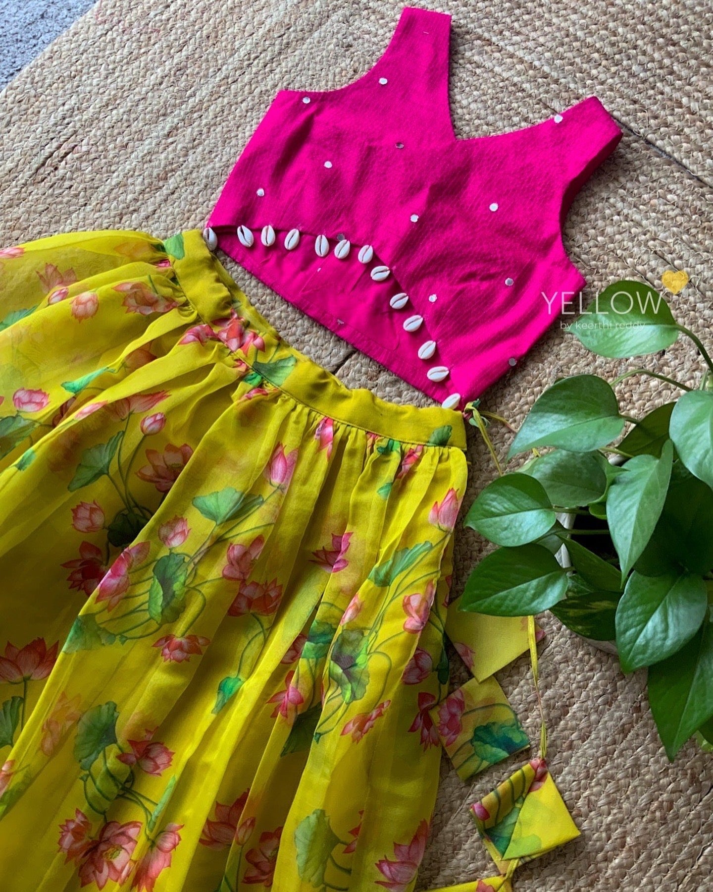 FLORAL ORGANZA SKIRT SET1