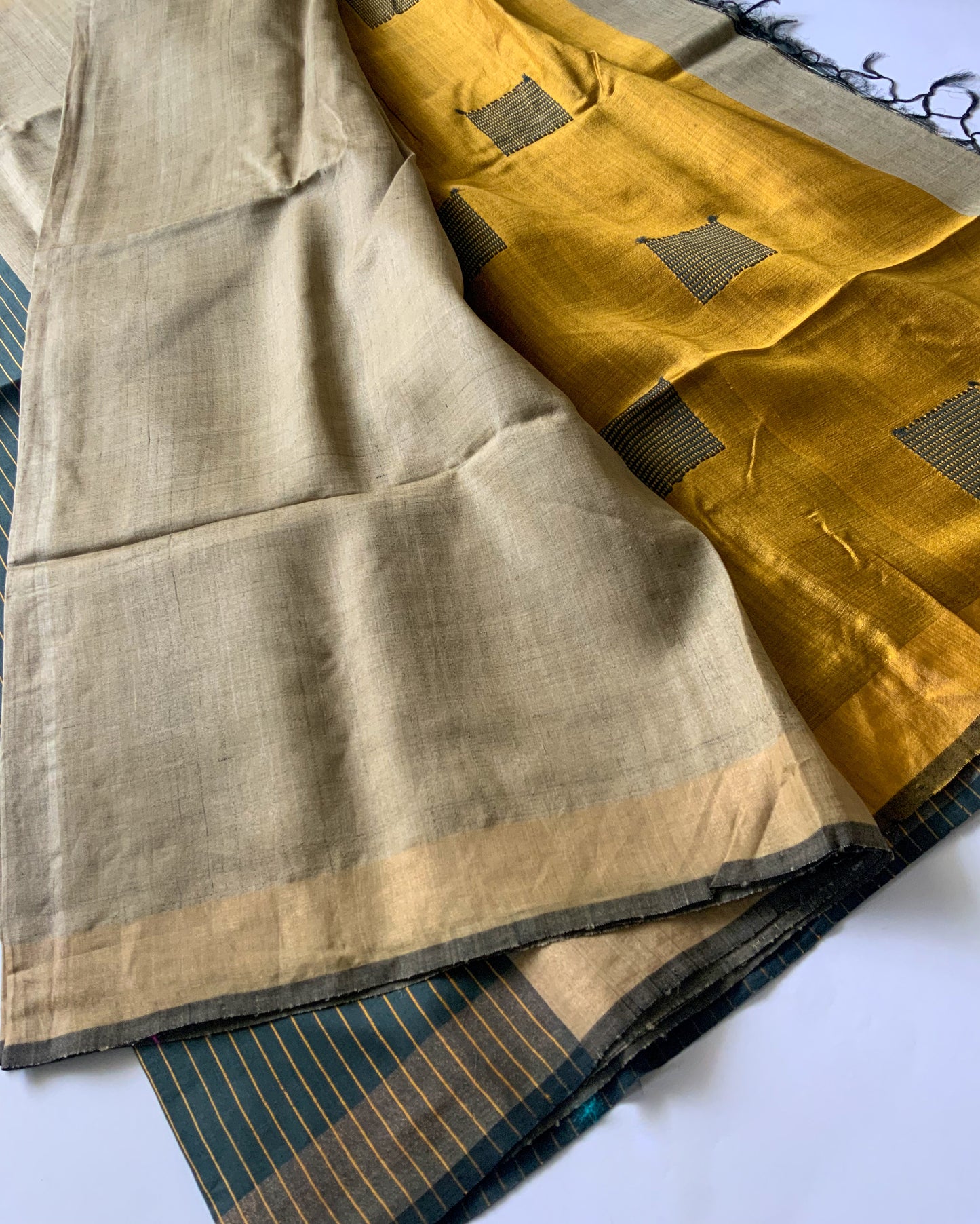 PURE TUSSAR SILK SAREE