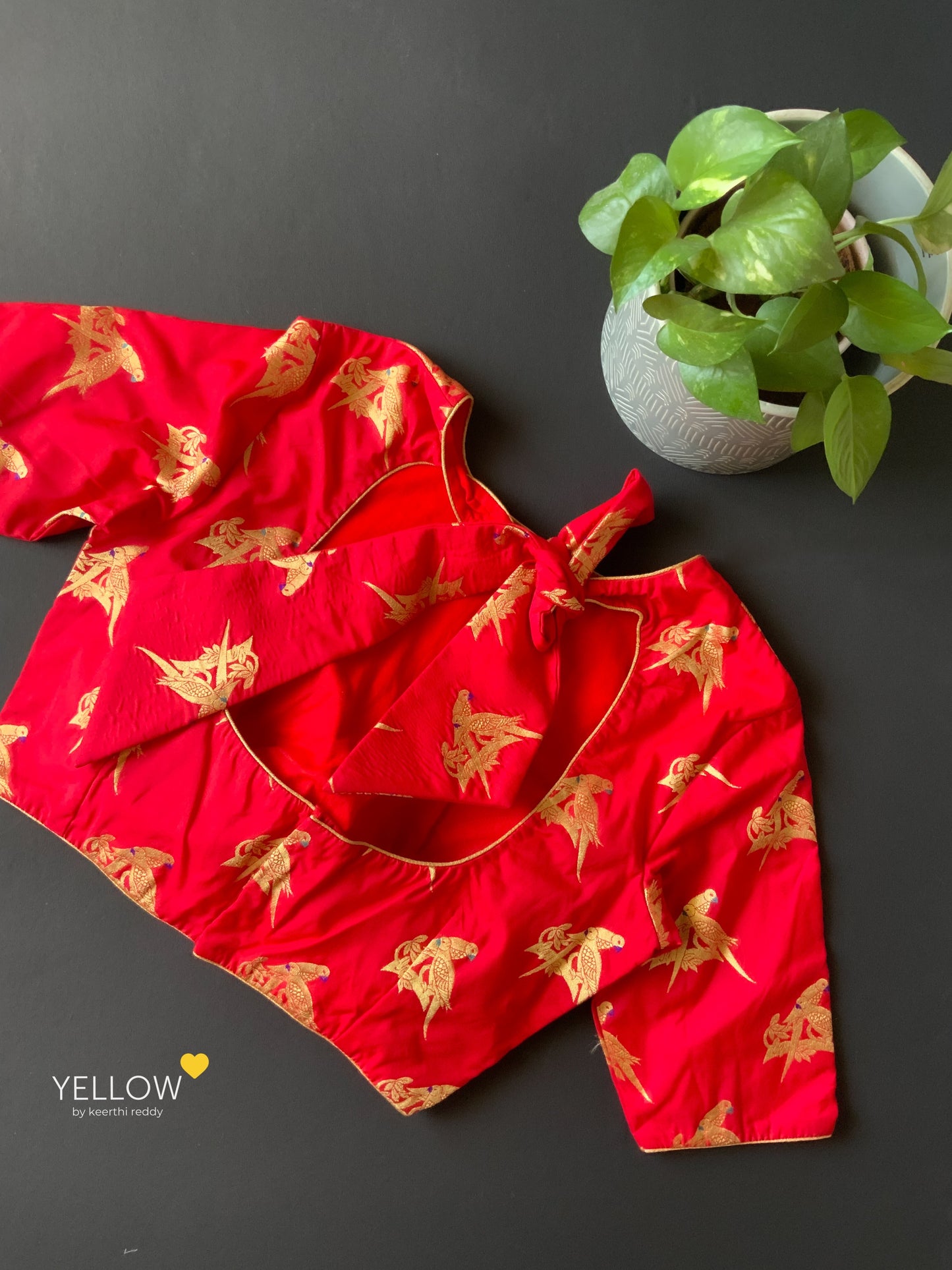 Banaras parrots blouse