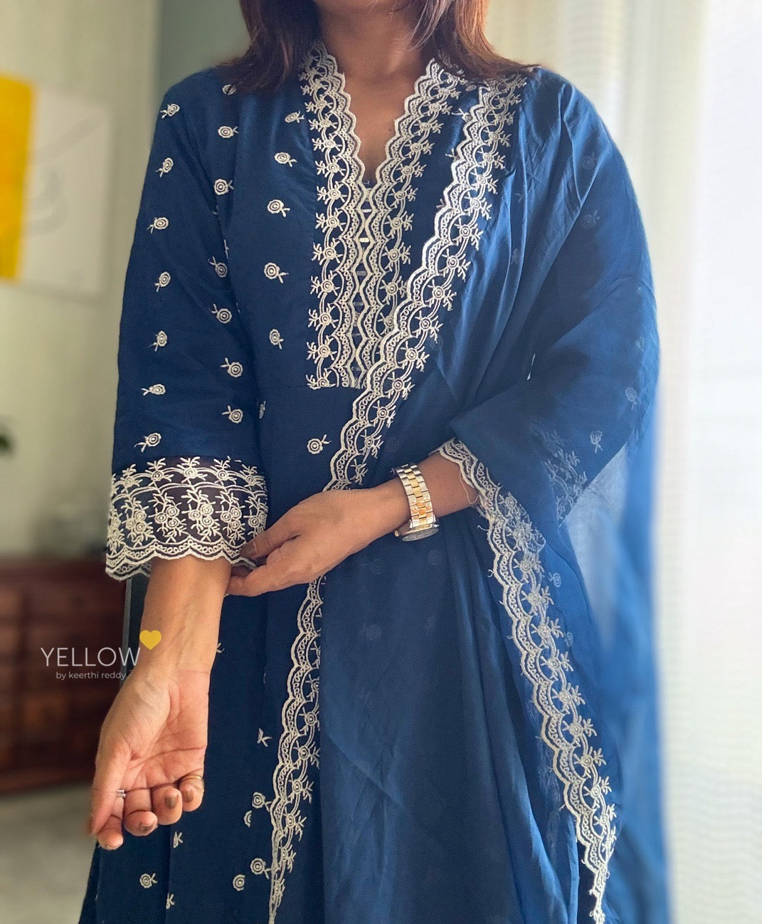 LACY BLUE !