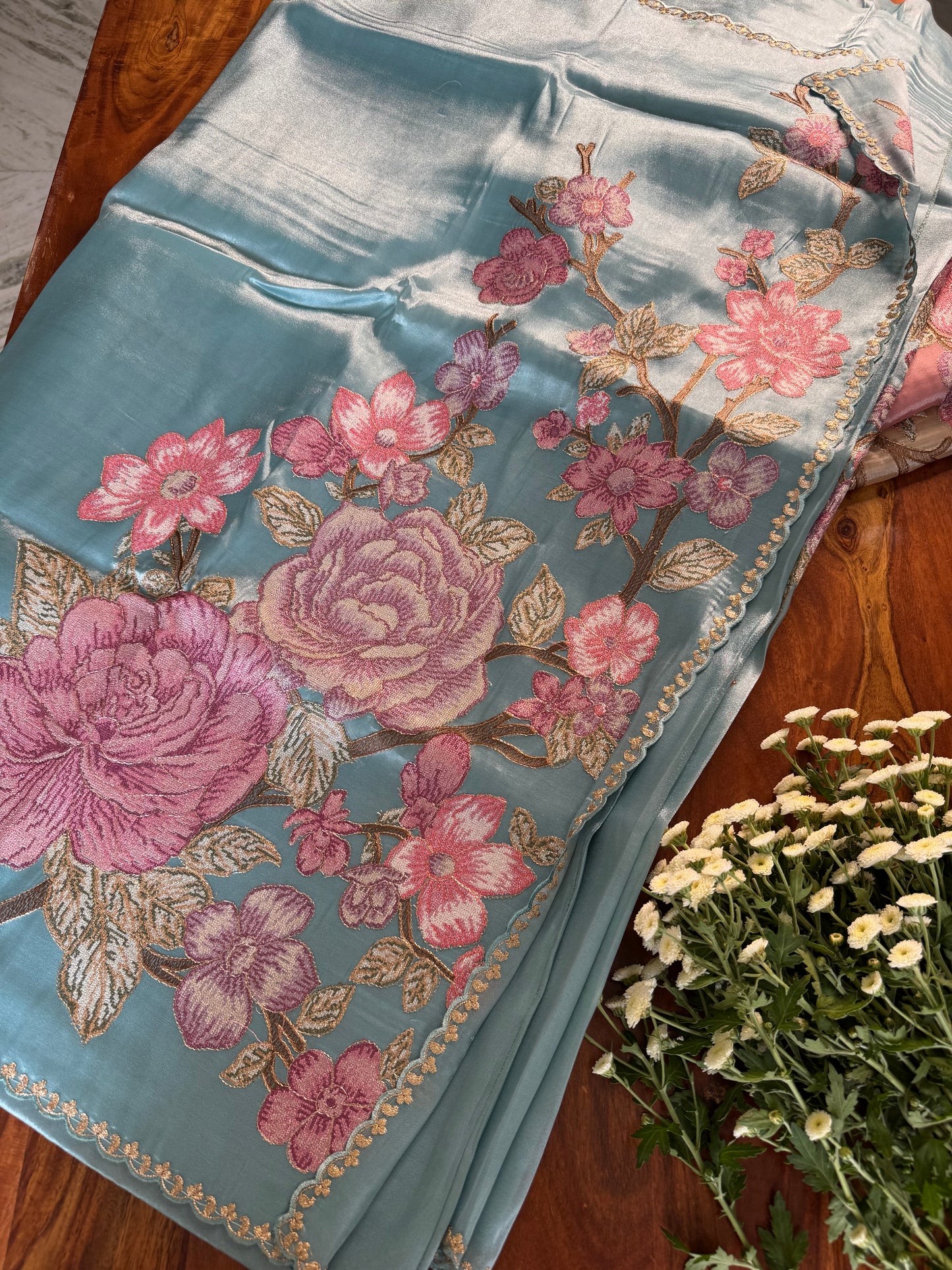 TISSUE ORGANZA SAREE