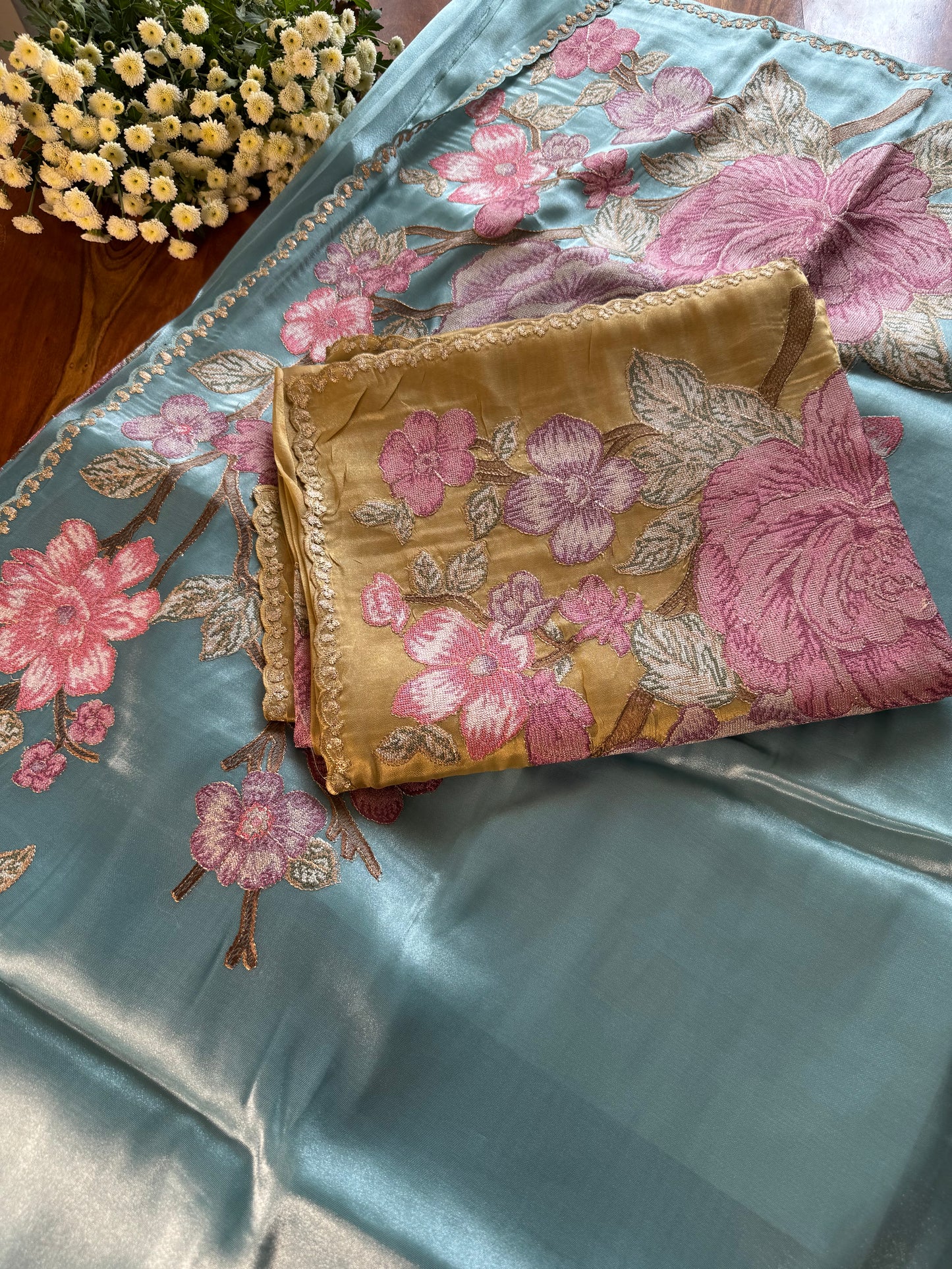 TISSUE ORGANZA SAREE
