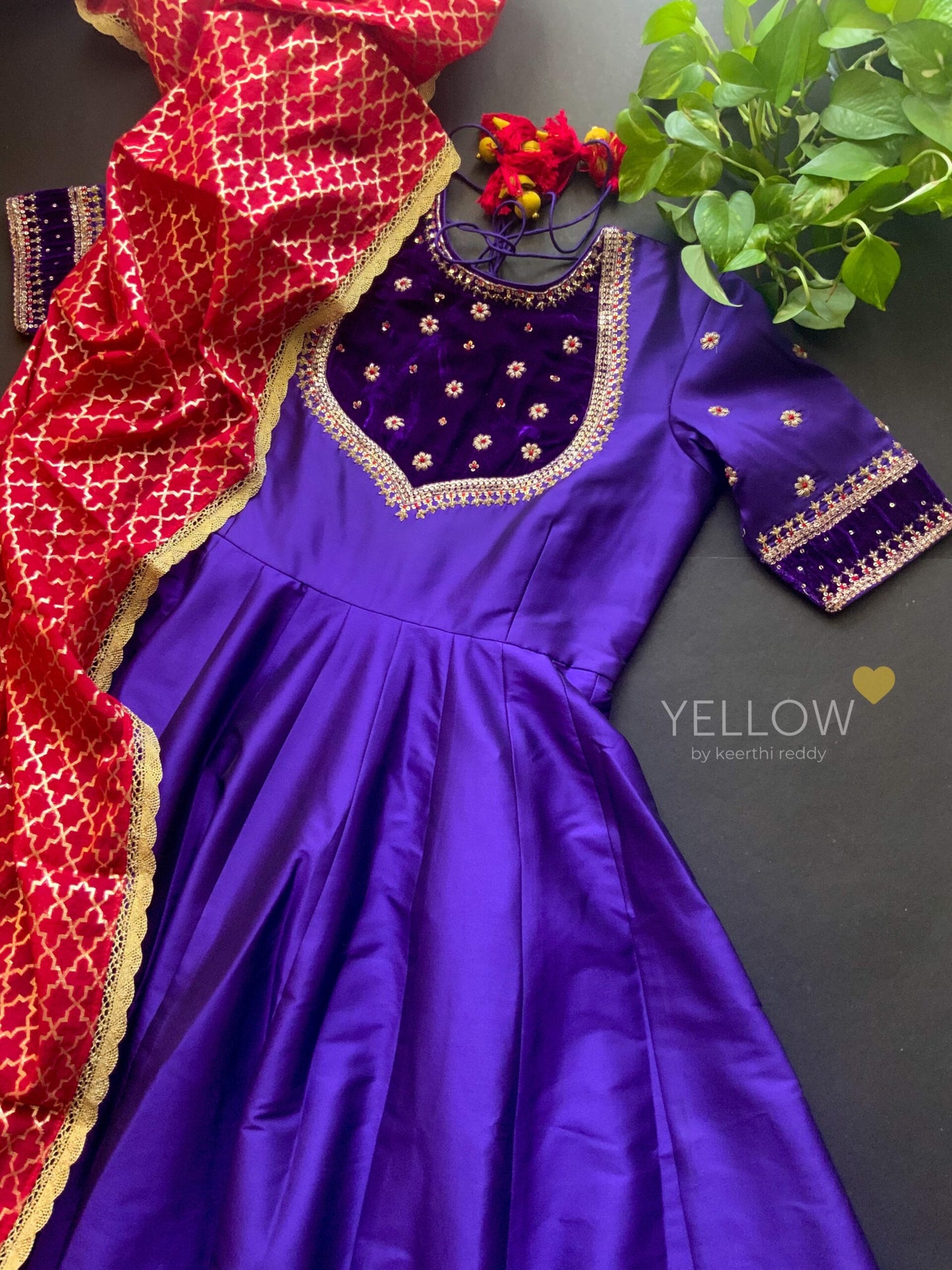 Pure Silk Anarkali