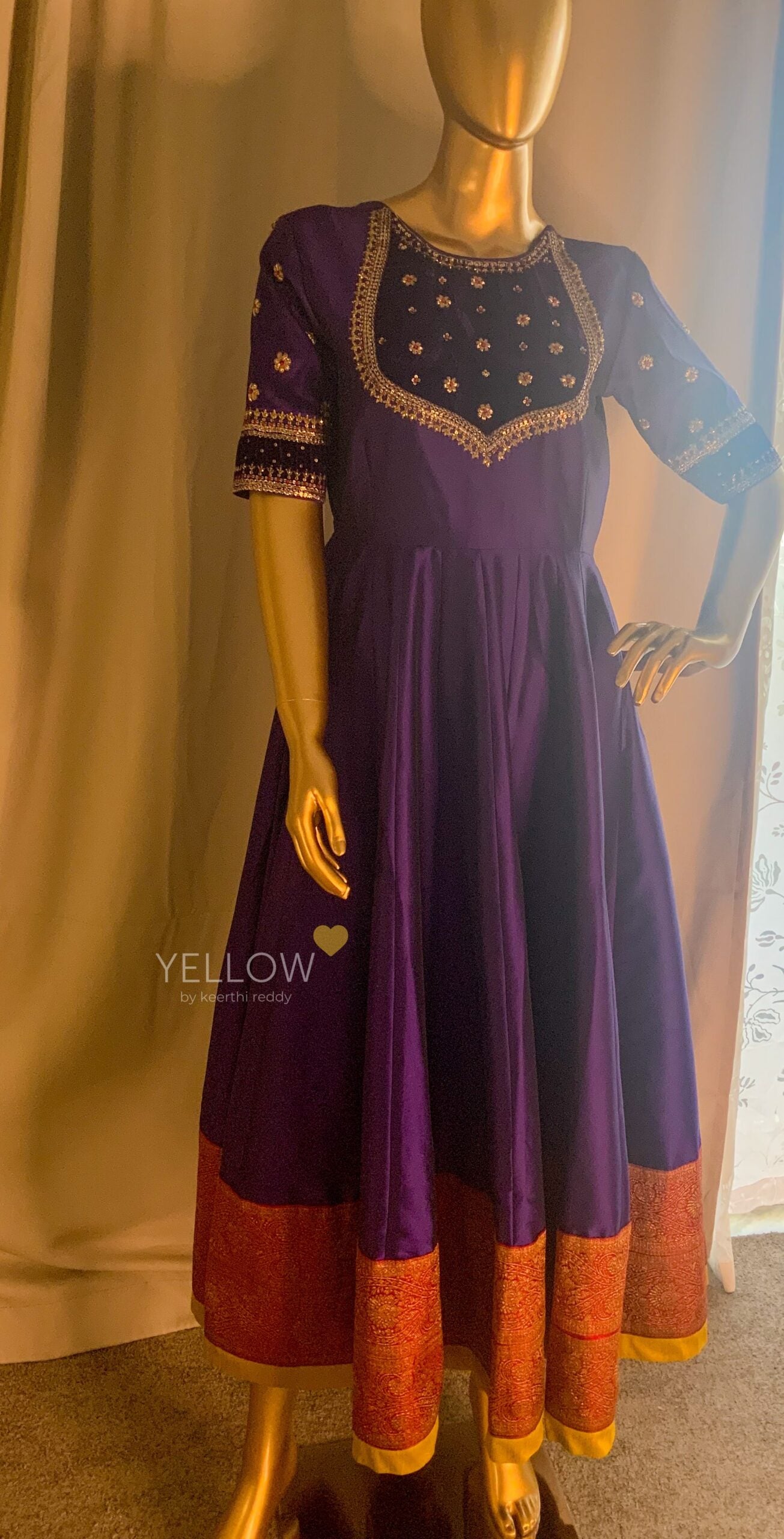 Pure Silk Anarkali