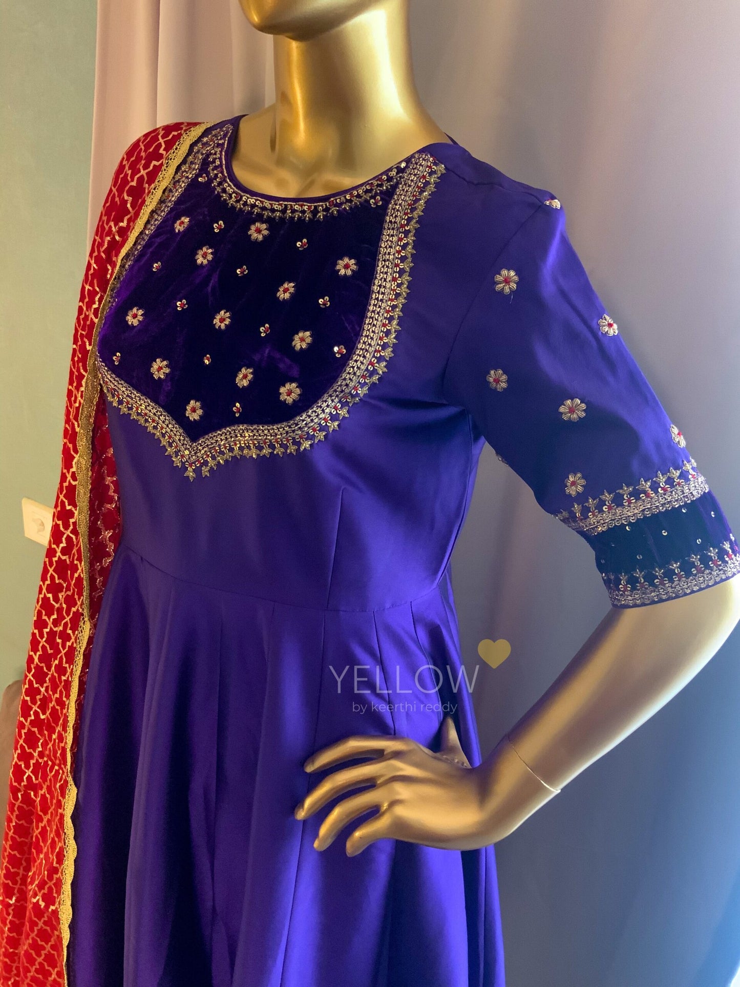 Pure Silk Anarkali