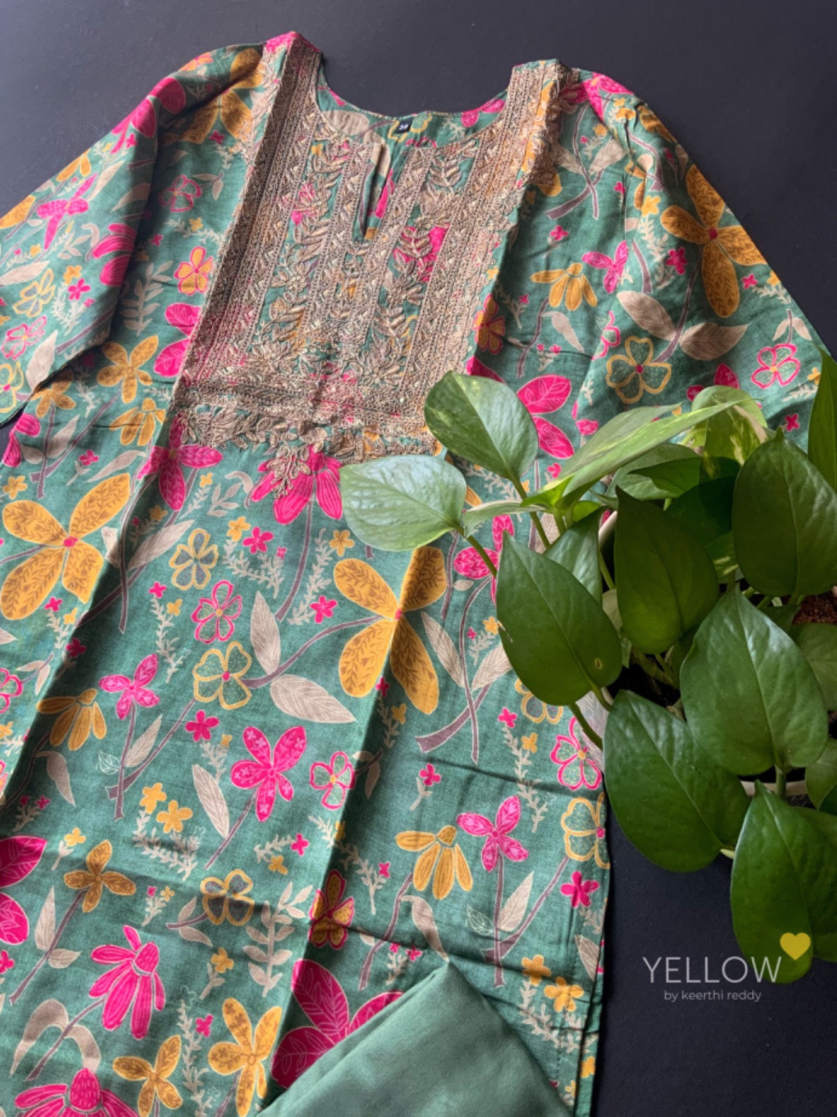 Floral suit set