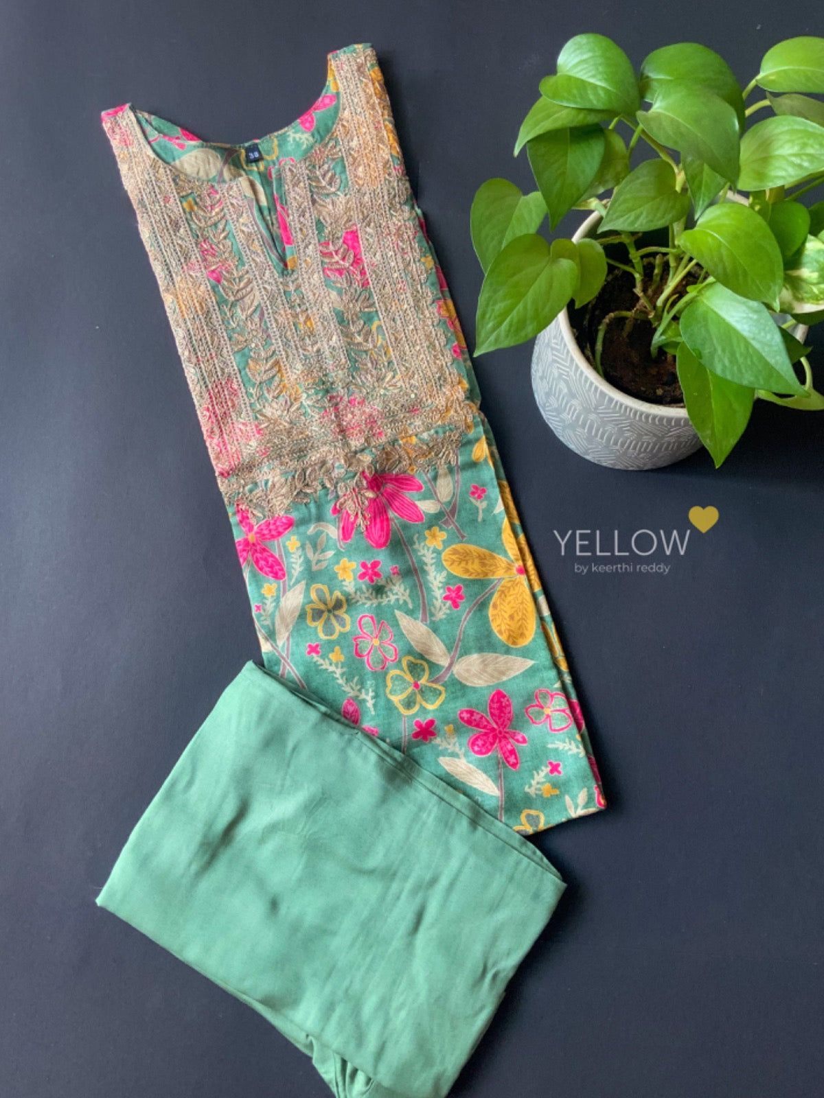 Floral suit set