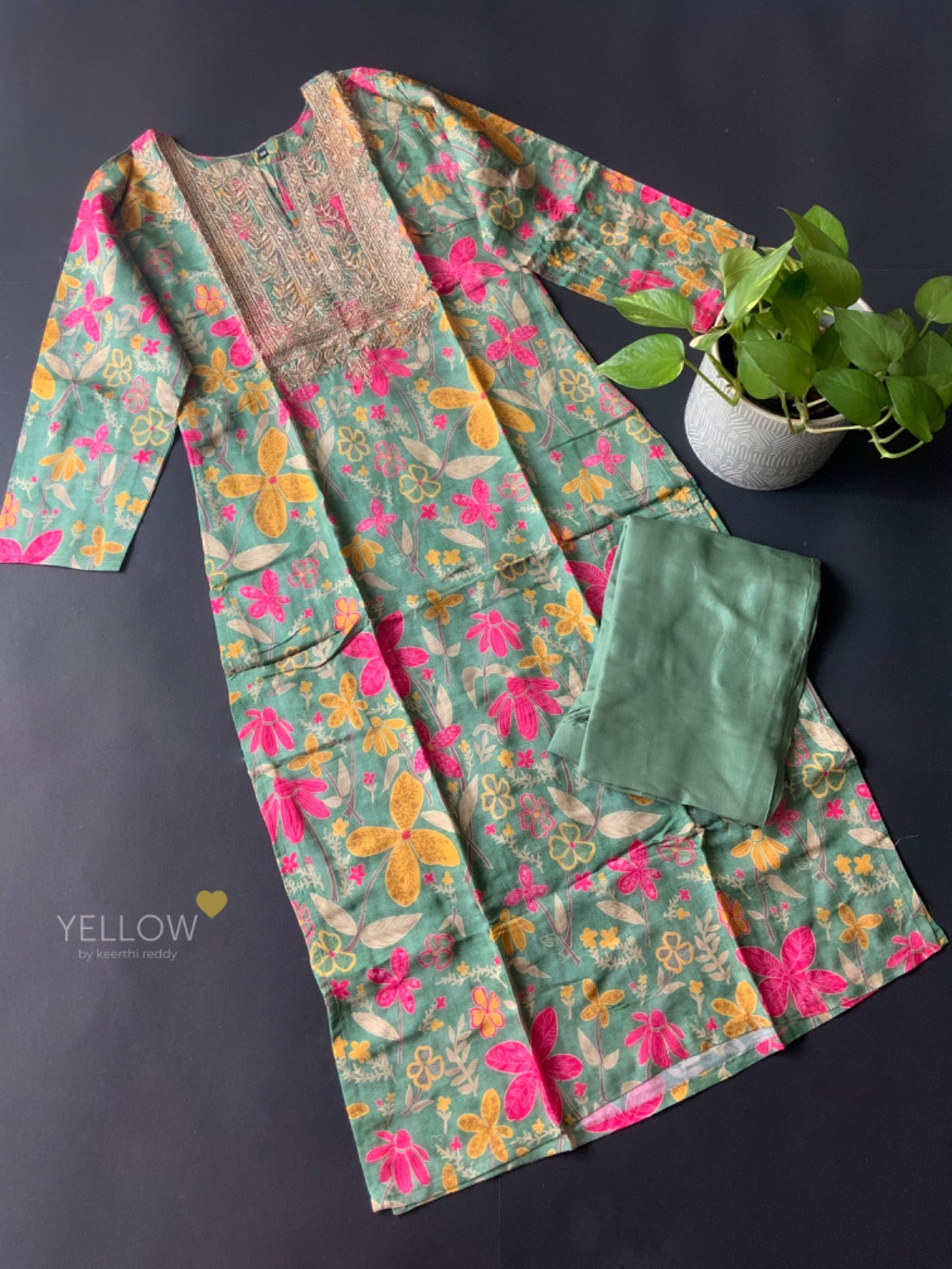 Floral suit set