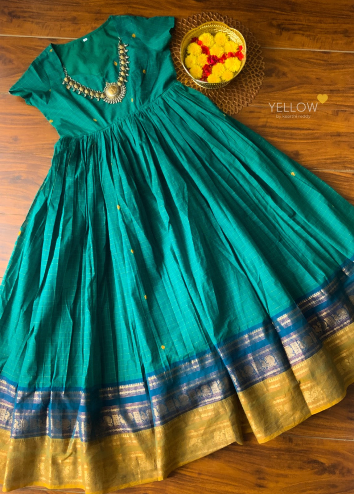 Handloom Kanchi Cotton Dress