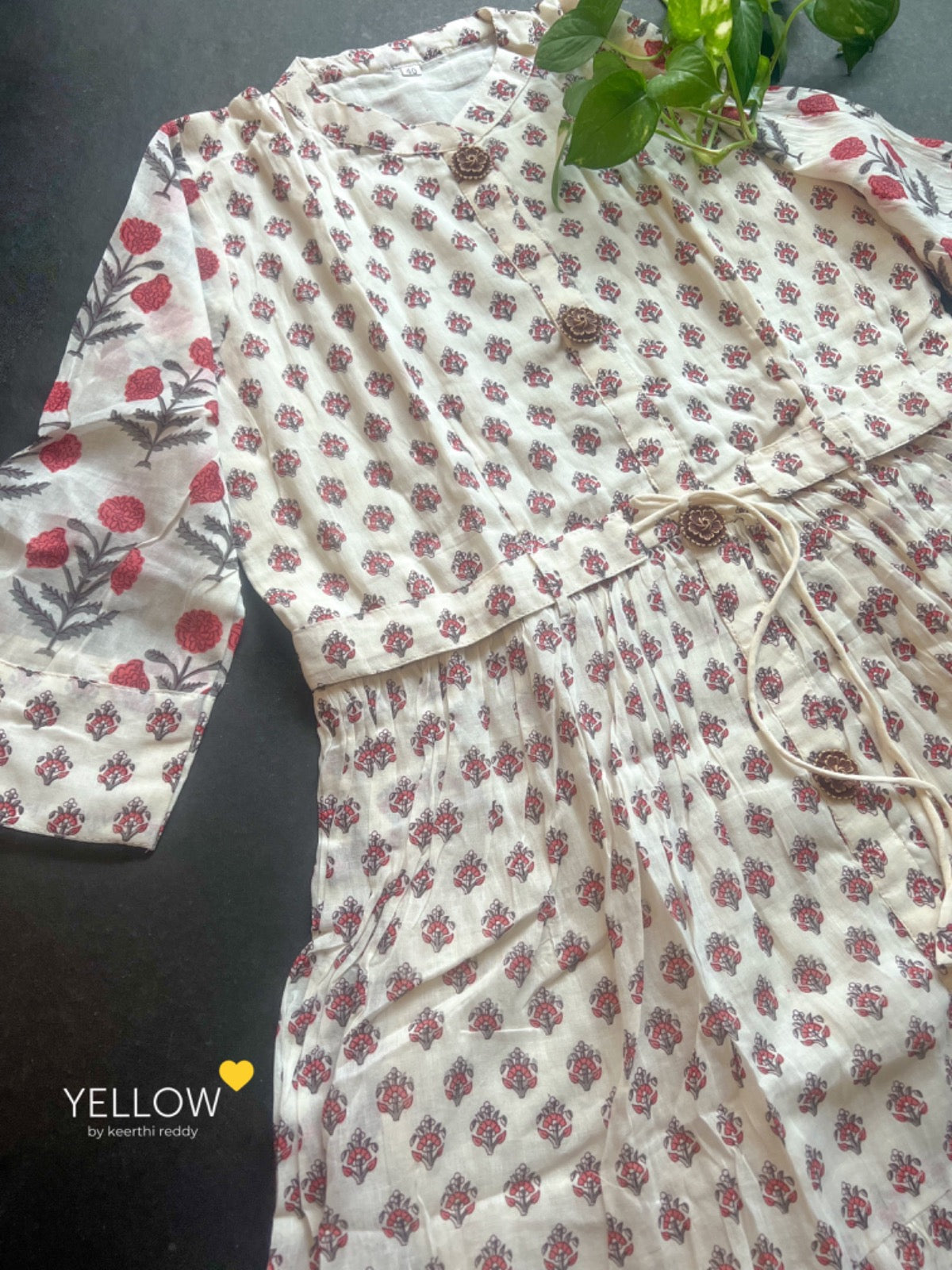 Cotton Flared gown