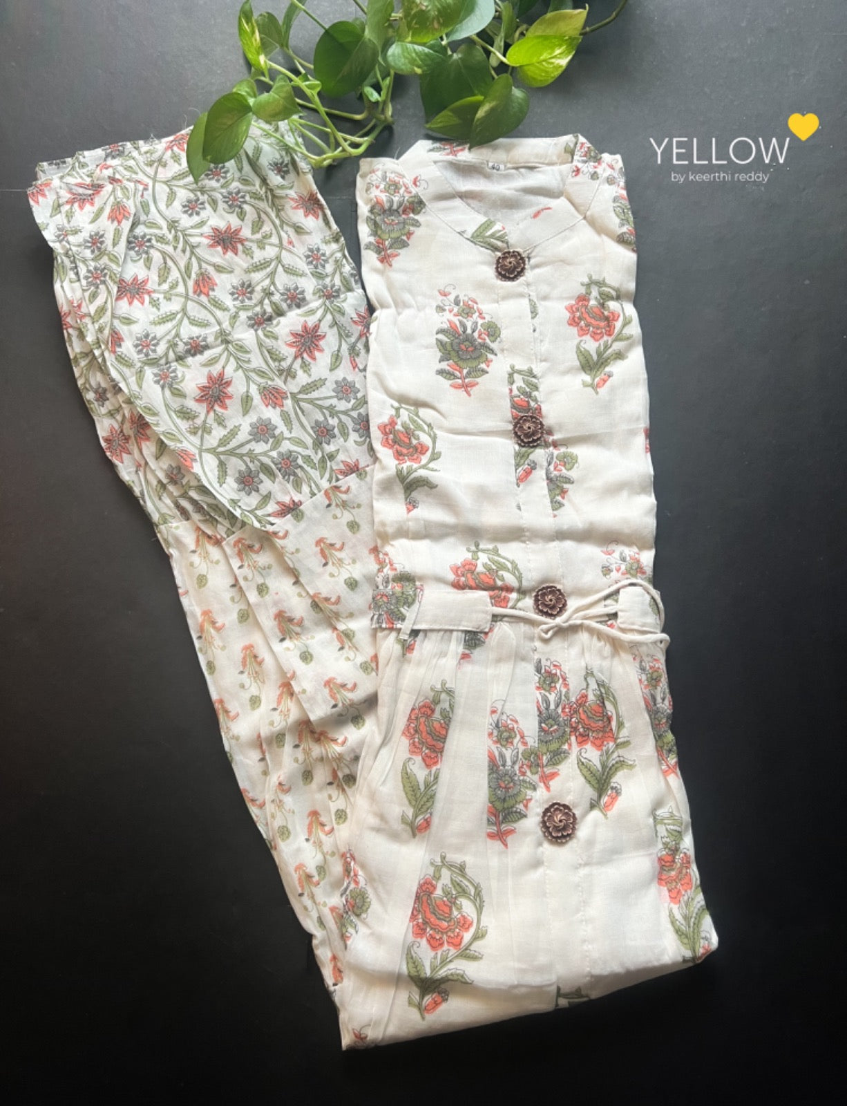 Cotton Layered Long Gown