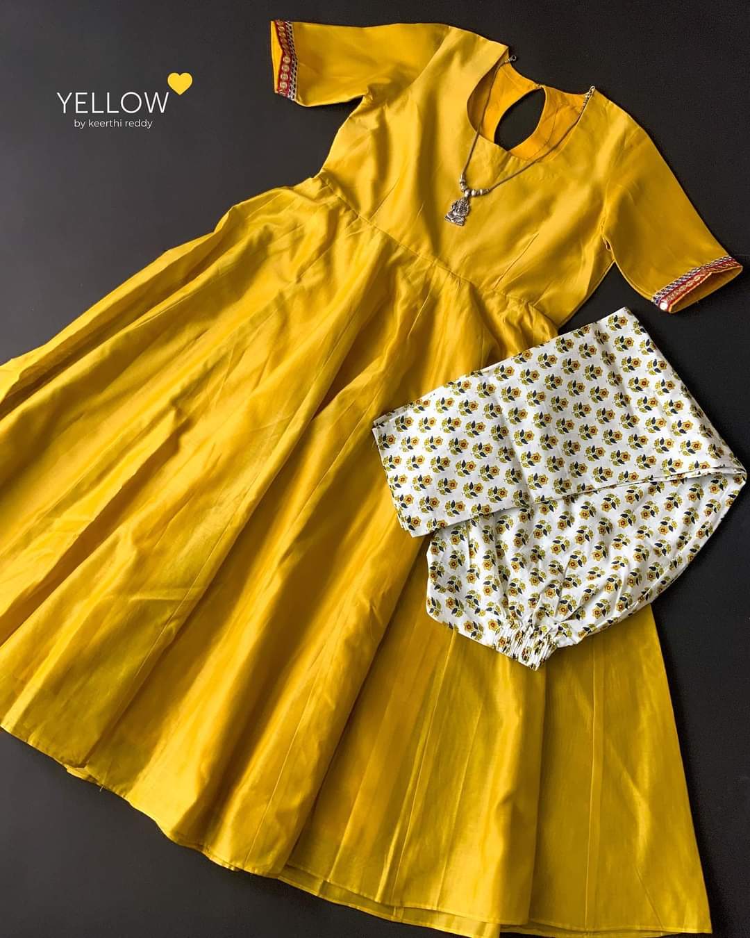 Classy Chanderi Umbrella Dress