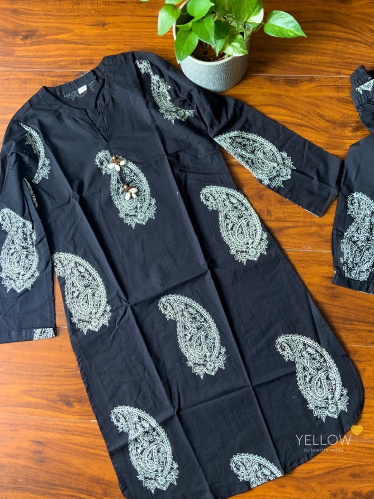 Block Print Co-ord Set with Balloon Pants