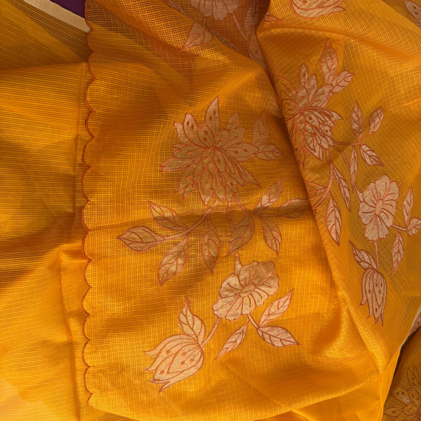 Appliqué Kota sarees