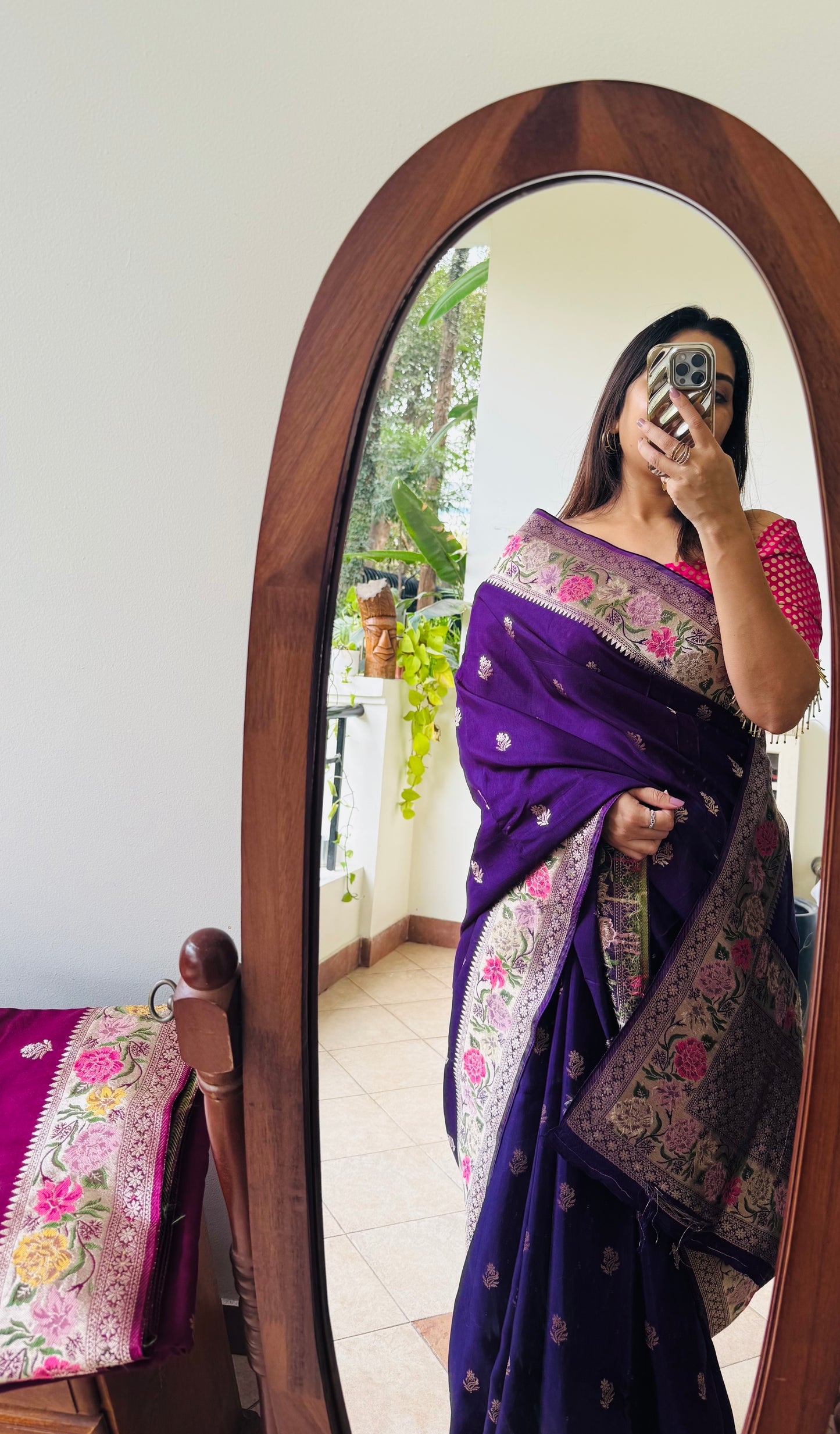MOONGA TUSSAR SAREE