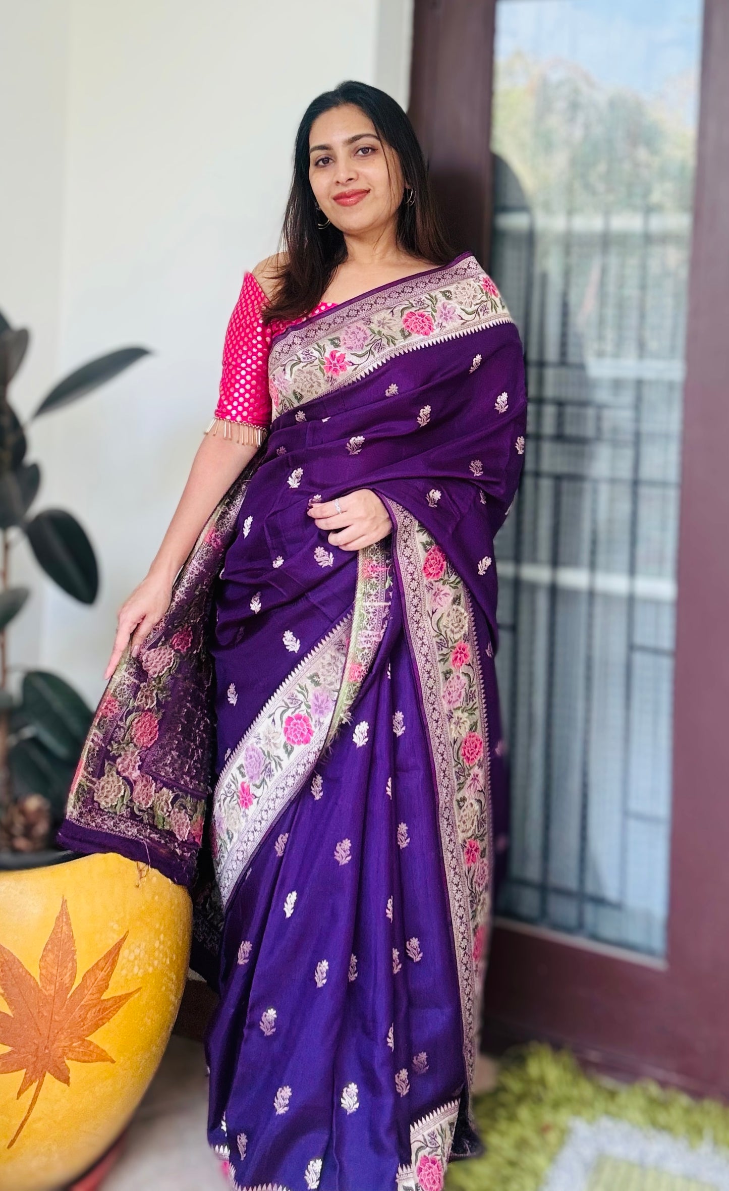 MOONGA TUSSAR SAREE