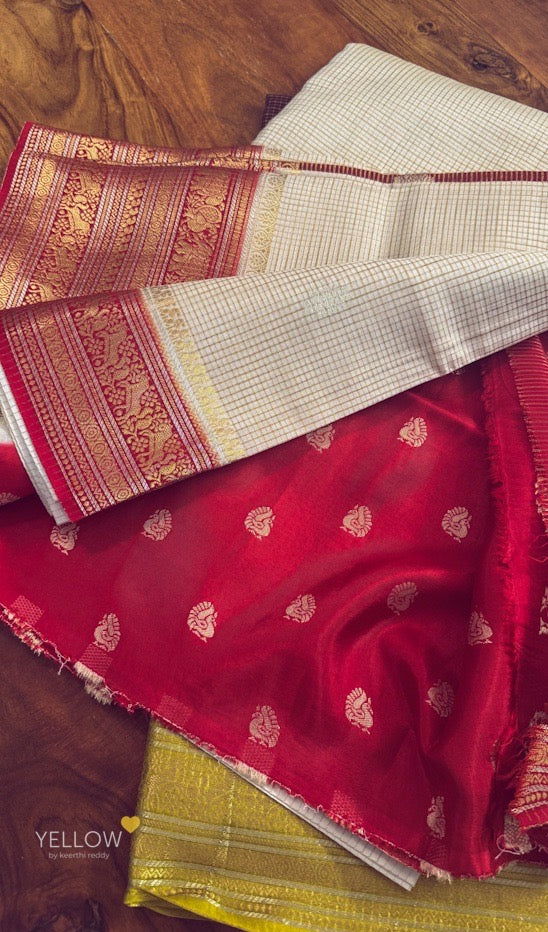 ZARI CHECKS SILK SAREE