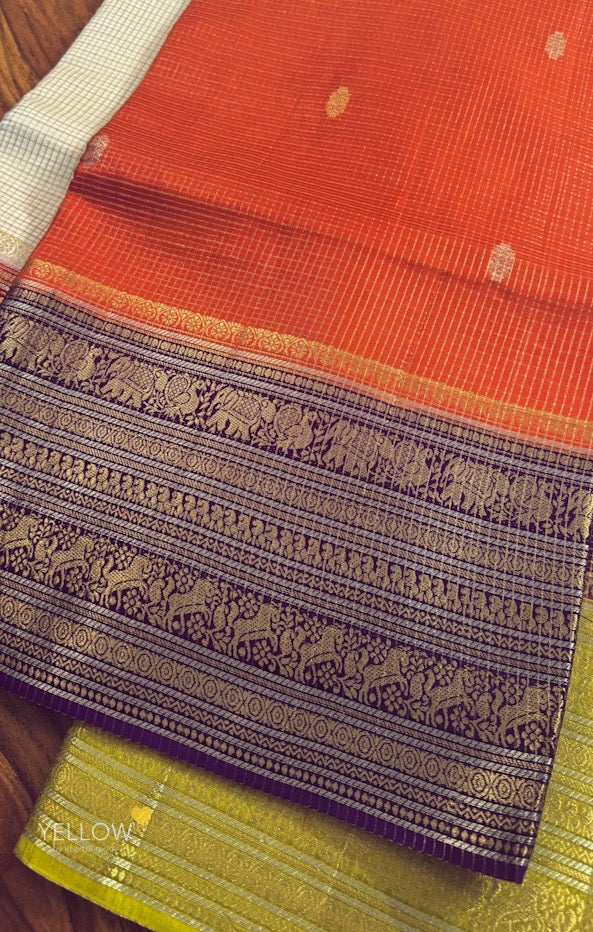 ZARI CHECKS SILK SAREE