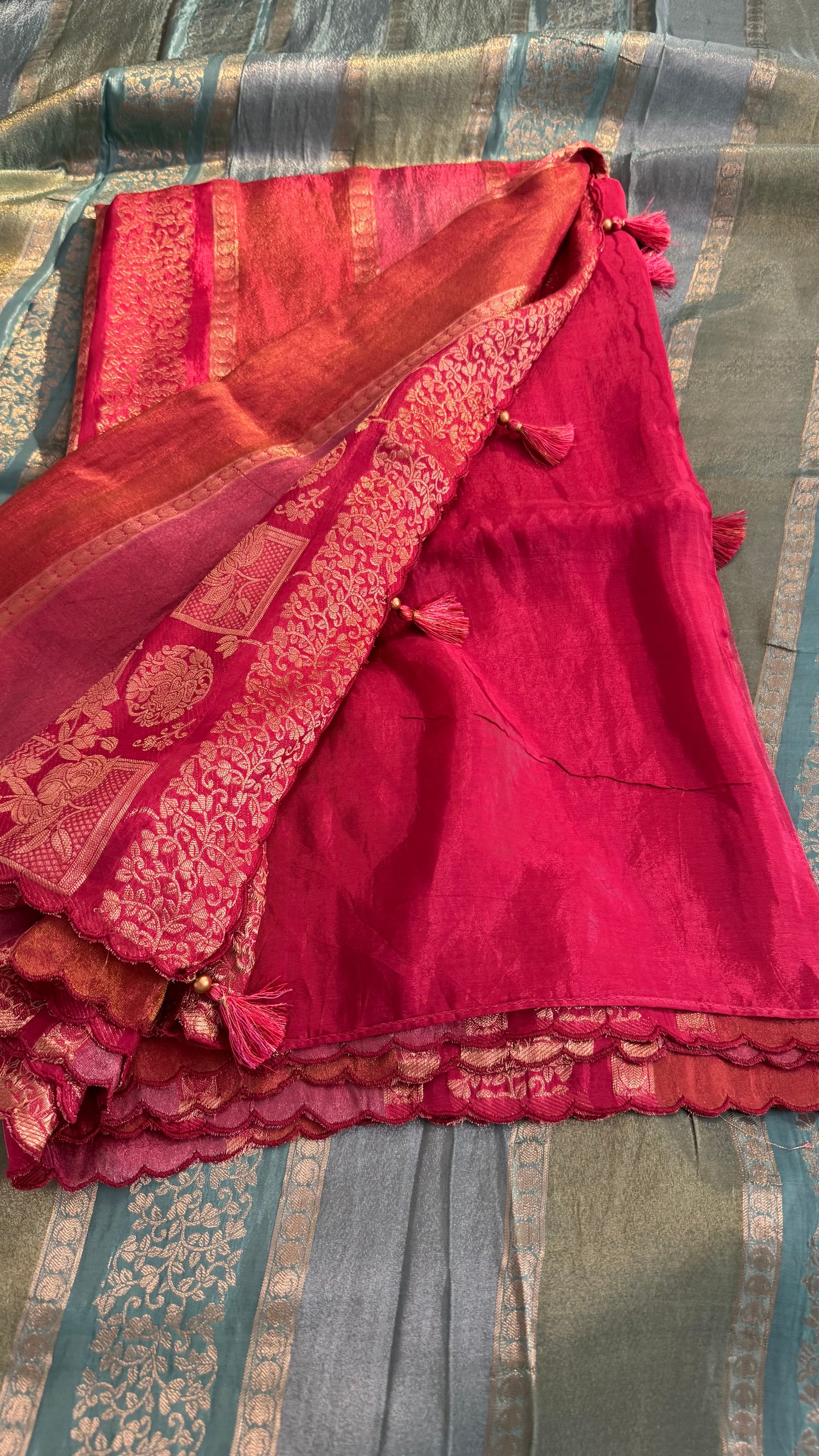 Chinon crape sarees ✨