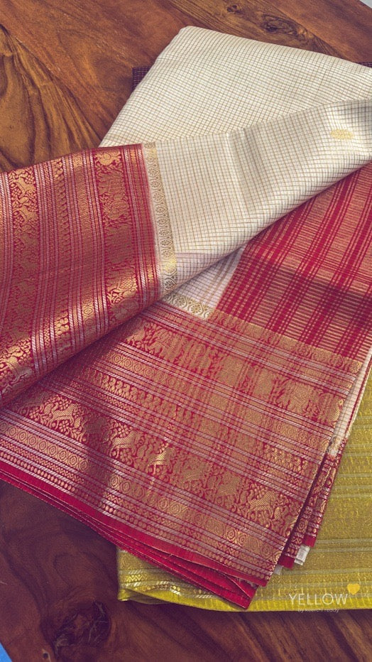 ZARI CHECKS SILK SAREE