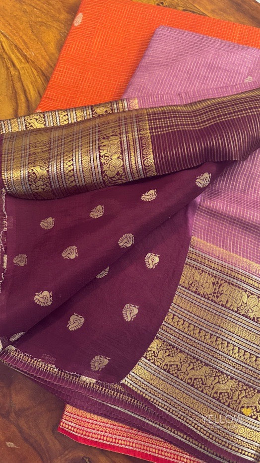 ZARI CHECKS SILK SAREE