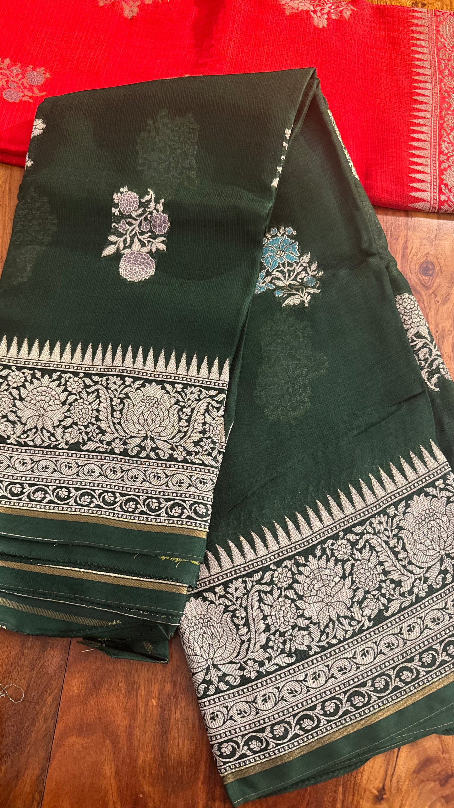 SILK KOTA SAREES WITH ANTIQUE ZARI BORDERS