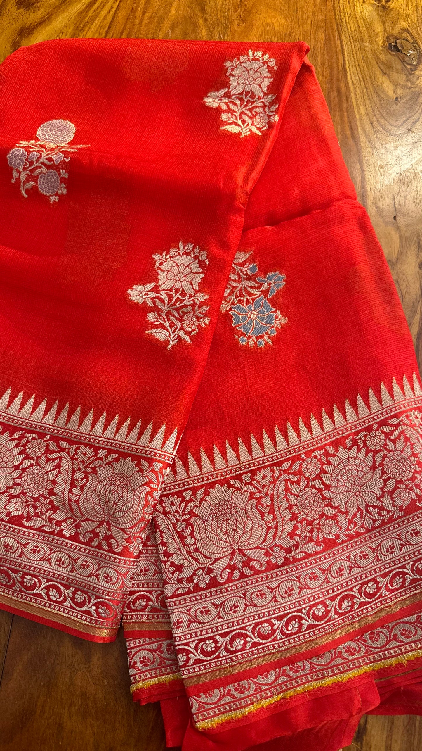 SILK KOTA SAREES WITH ANTIQUE ZARI BORDERS