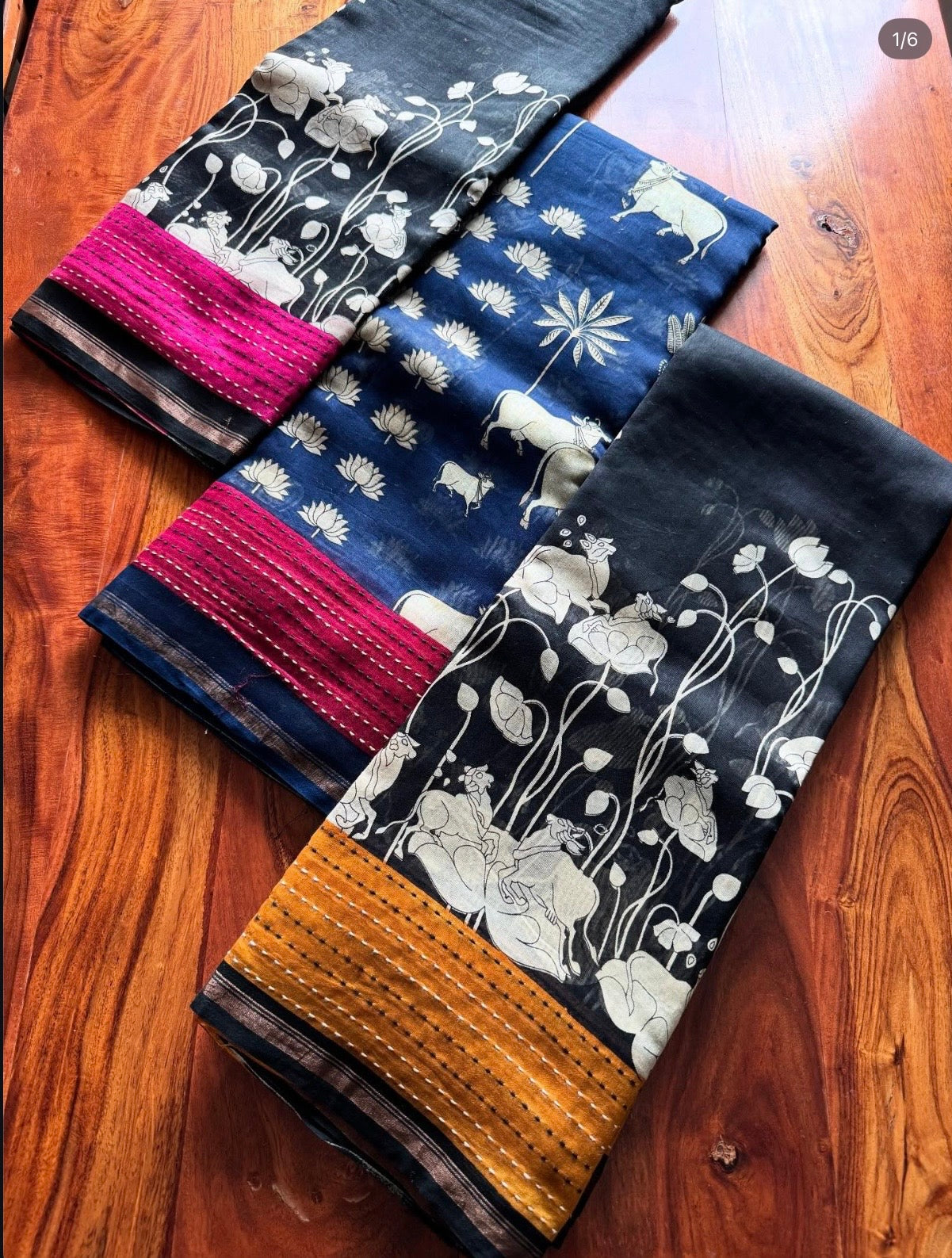 CHANDERI PRINTED SAREES