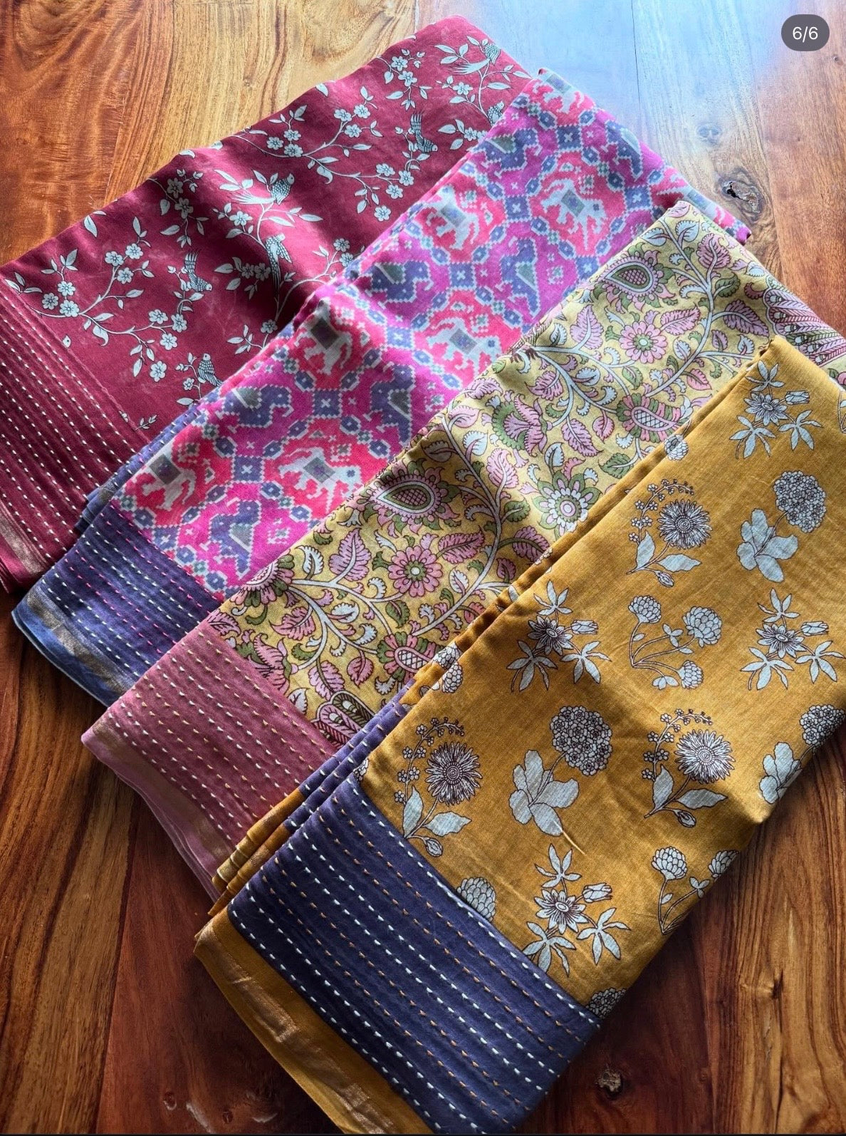 CHANDERI PRINTED SAREES