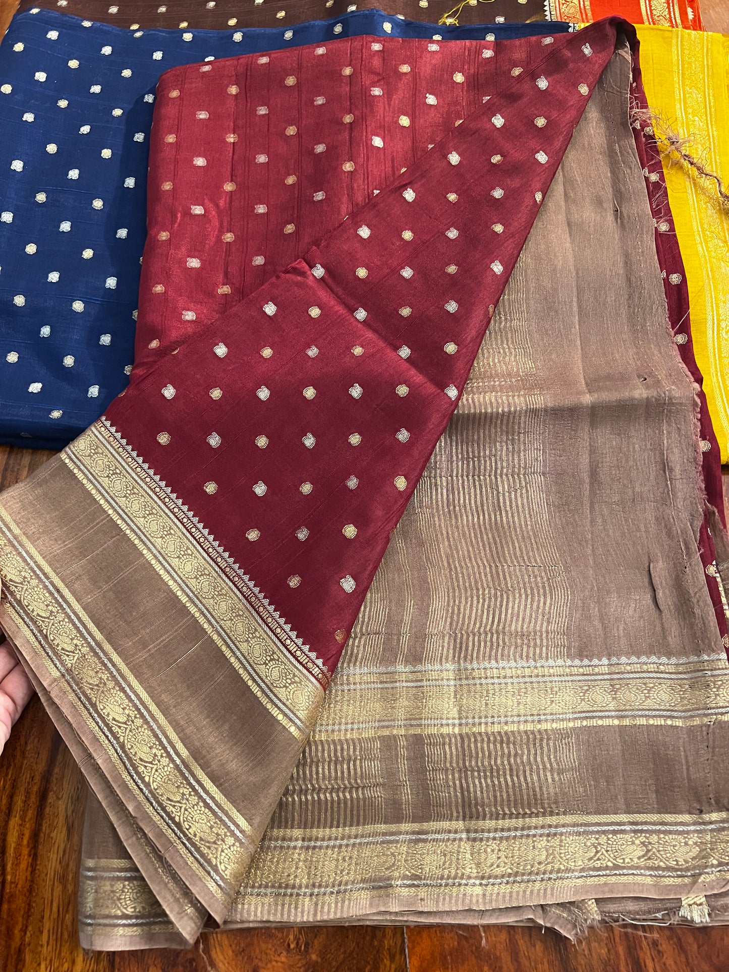 Rawsilk vintage border sarees