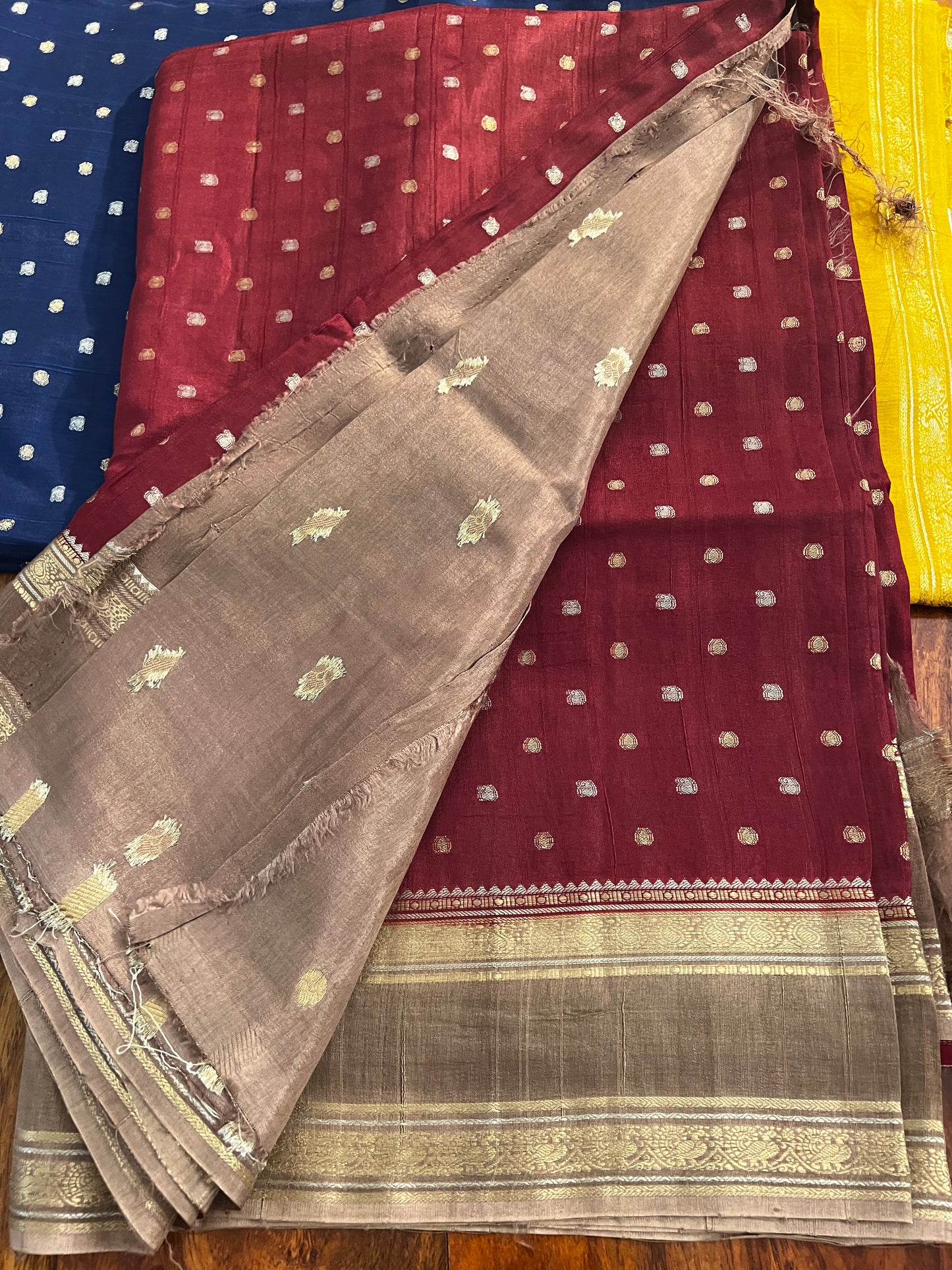 Rawsilk vintage border sarees