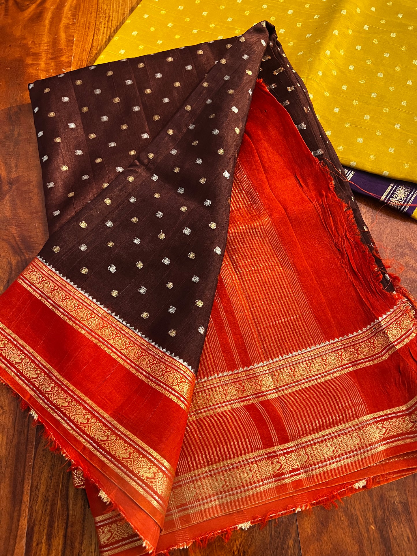 Rawsilk vintage border sarees
