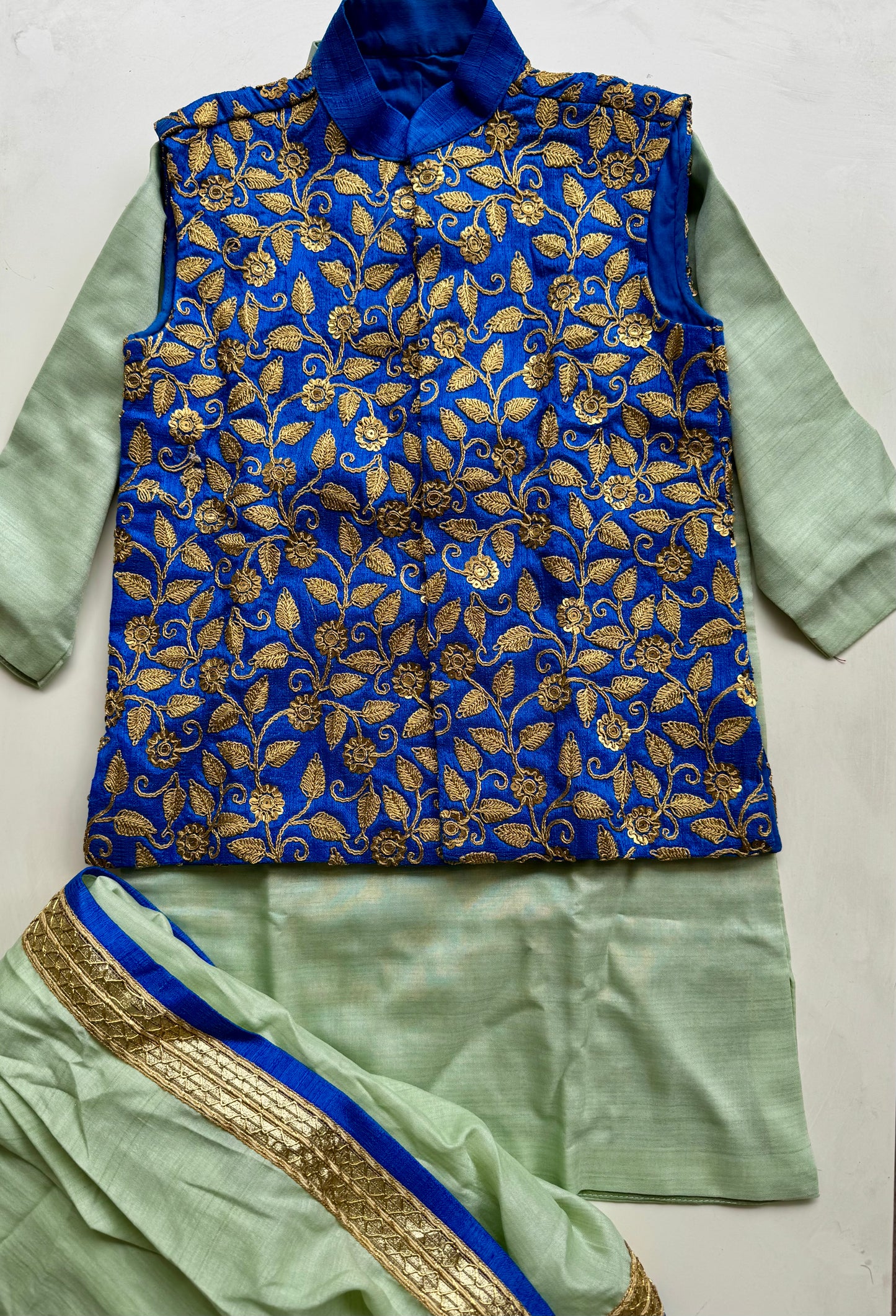 KURTA DHOTI WITH OVERCOAT