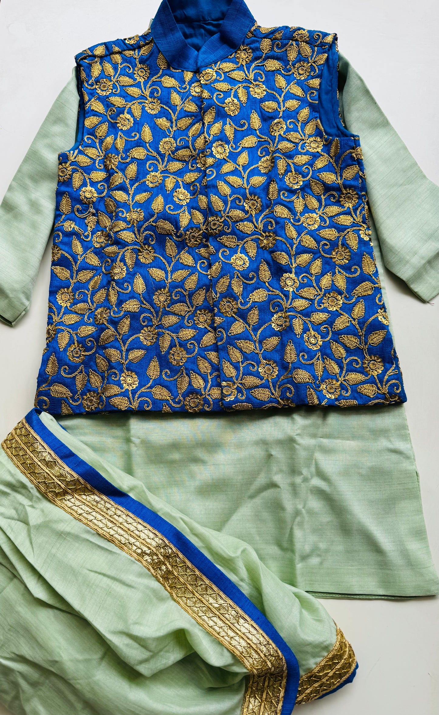 KURTA DHOTI WITH OVERCOAT