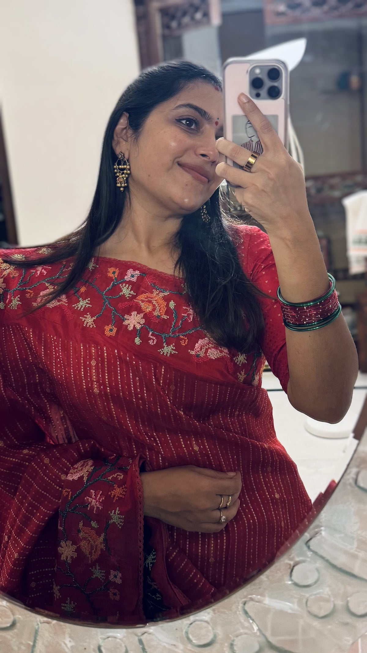 THREAD WORKED BORDER SAREE