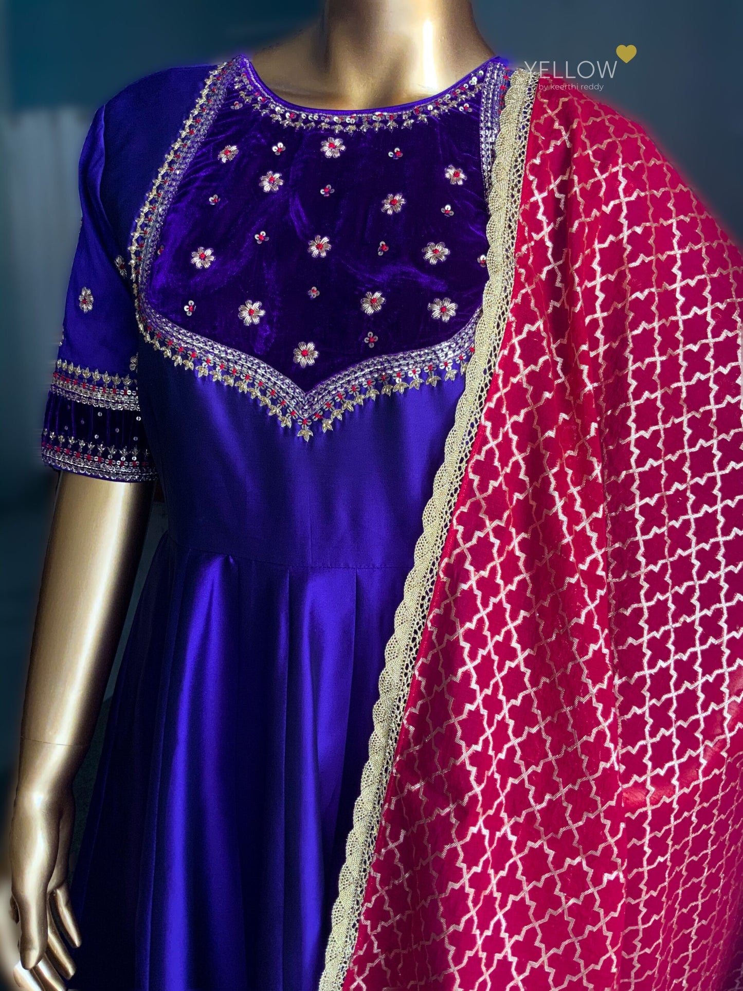 Pure Silk Anarkali