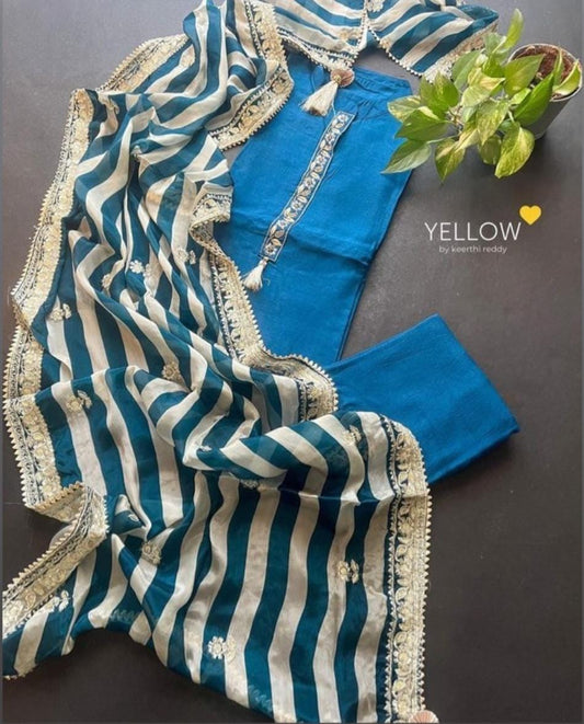 Semi Stitched Muslin Kurti