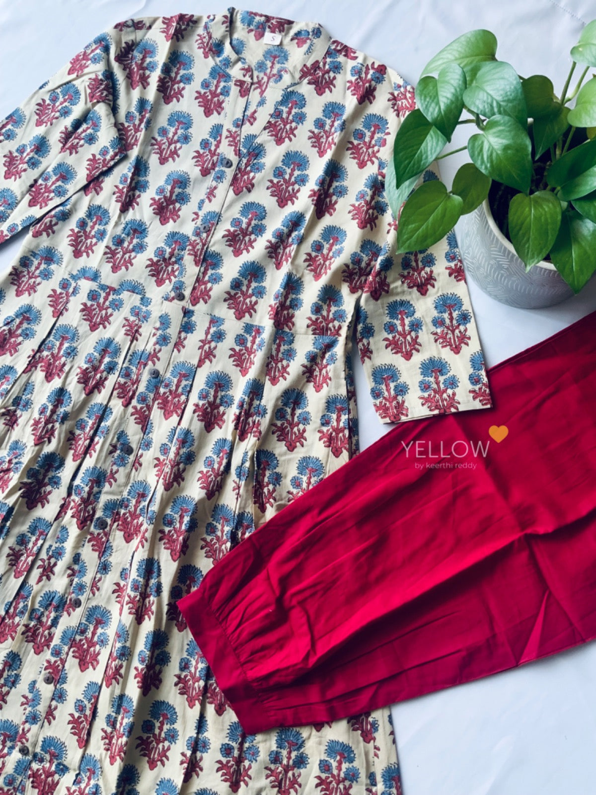 Ajrakh Print Cotton Kurti